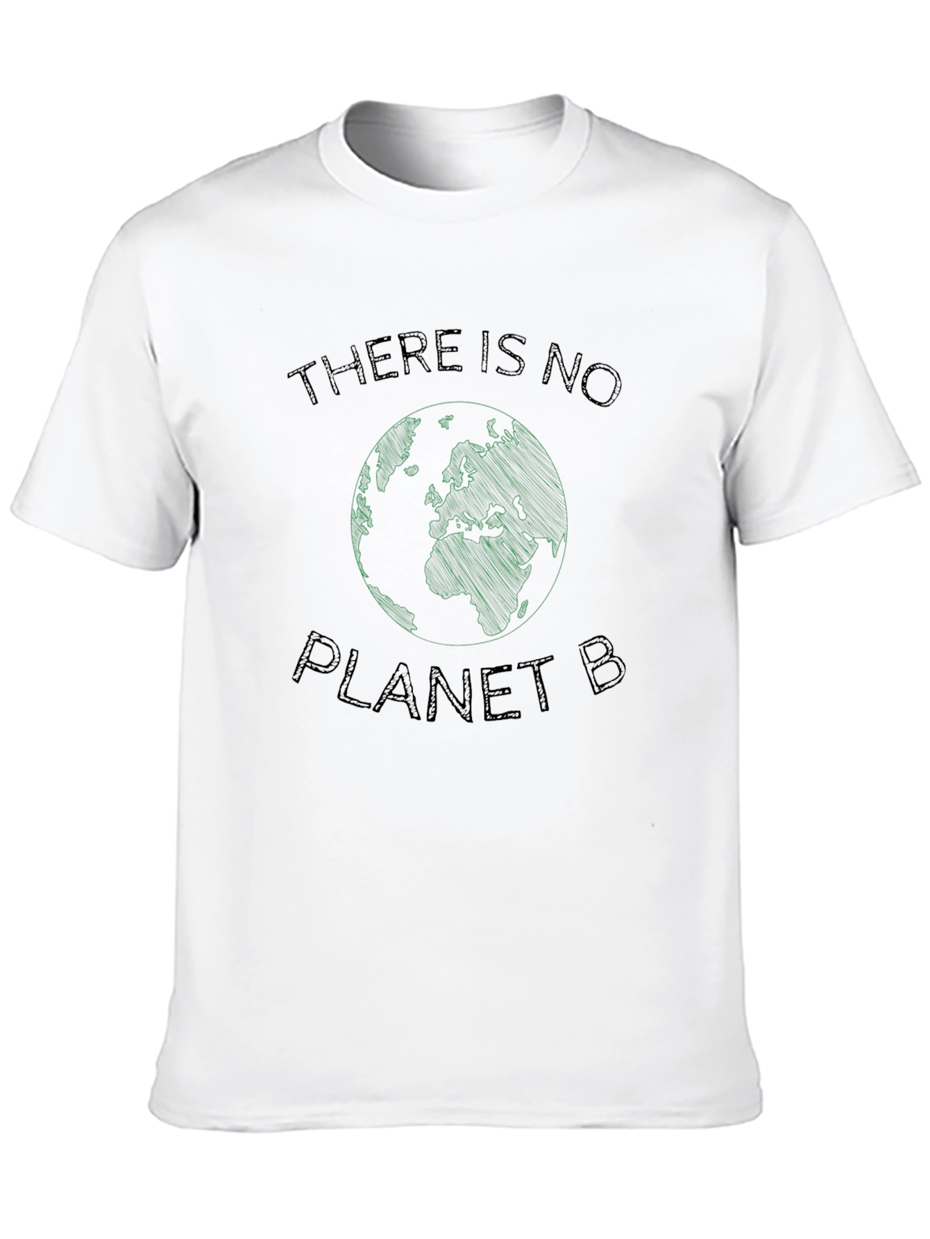 Black There is No Planet B T-Shirt - Environmental Awareness view 10