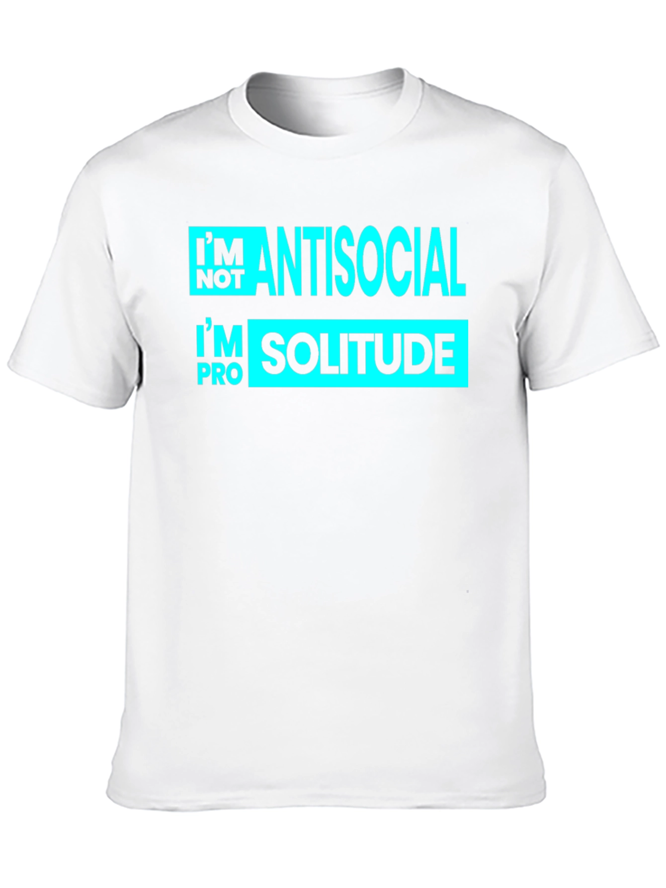 Black Antisocial Solitude Graphic T-Shirt view 10