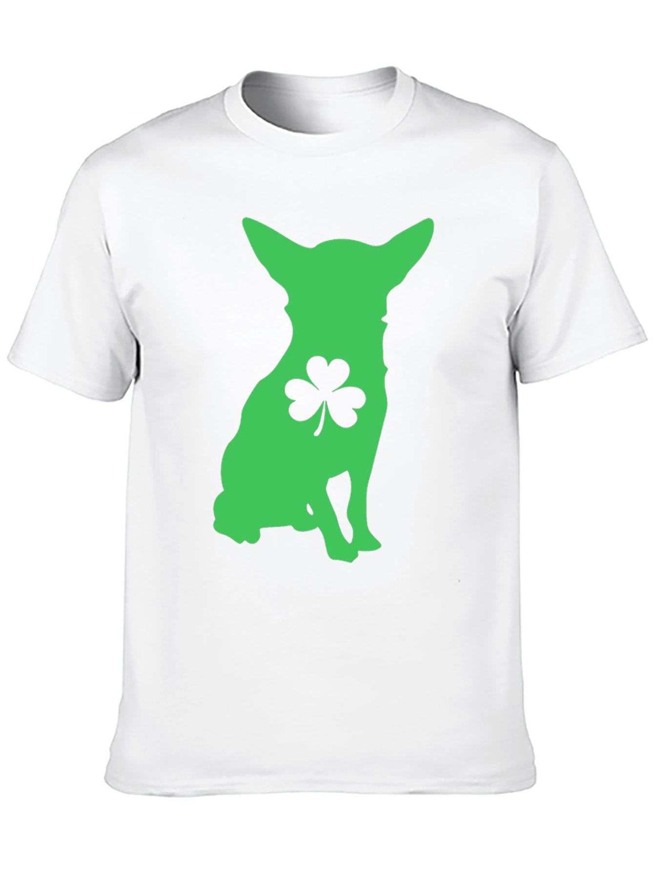 Black St. Patrick's Day Dog T-Shirt view 10
