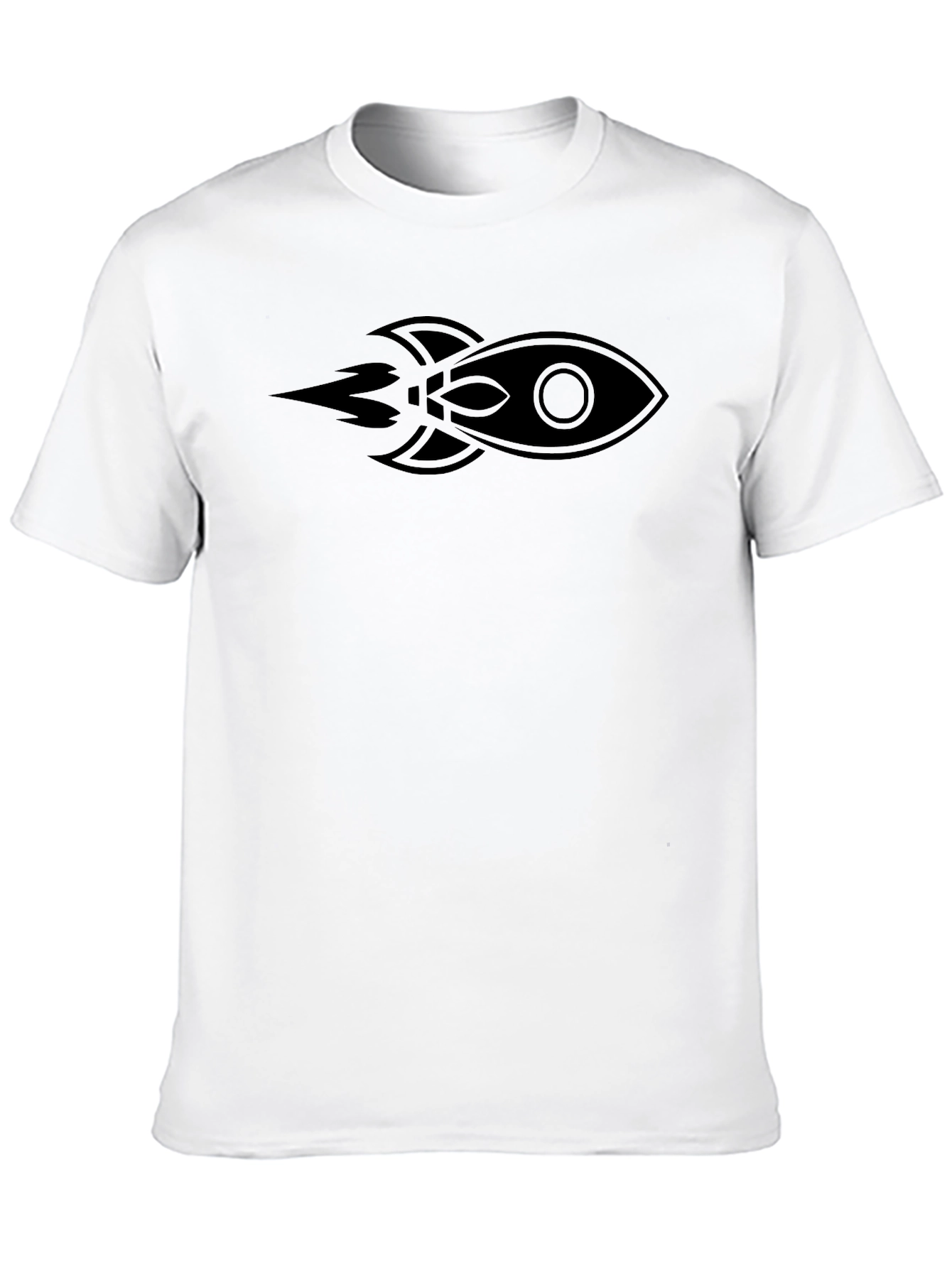 Black Rocket Graphic Tee - Black, Short Sleeve view 10