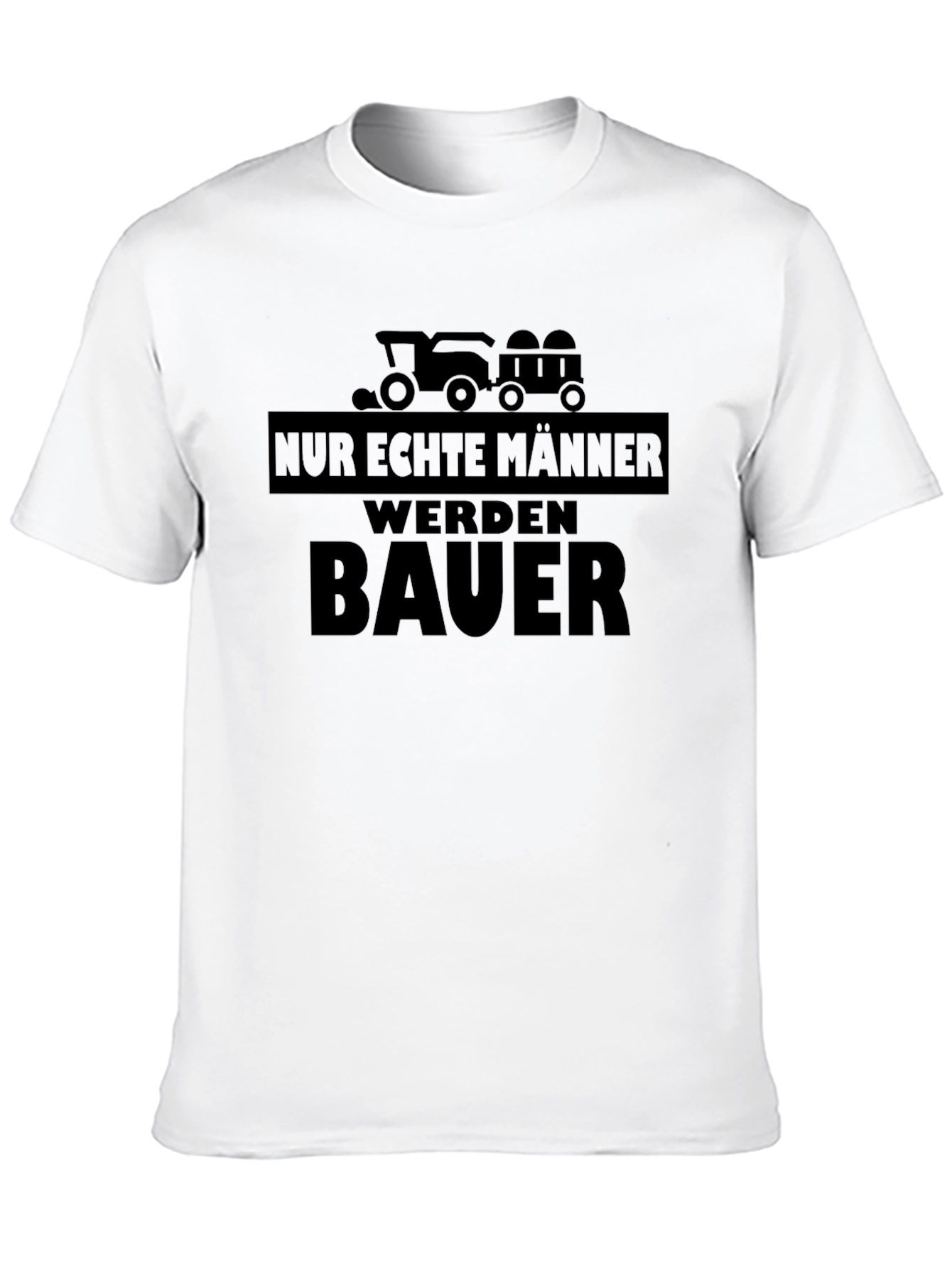 Black Only Real Men Become Farmers T-Shirt view 10