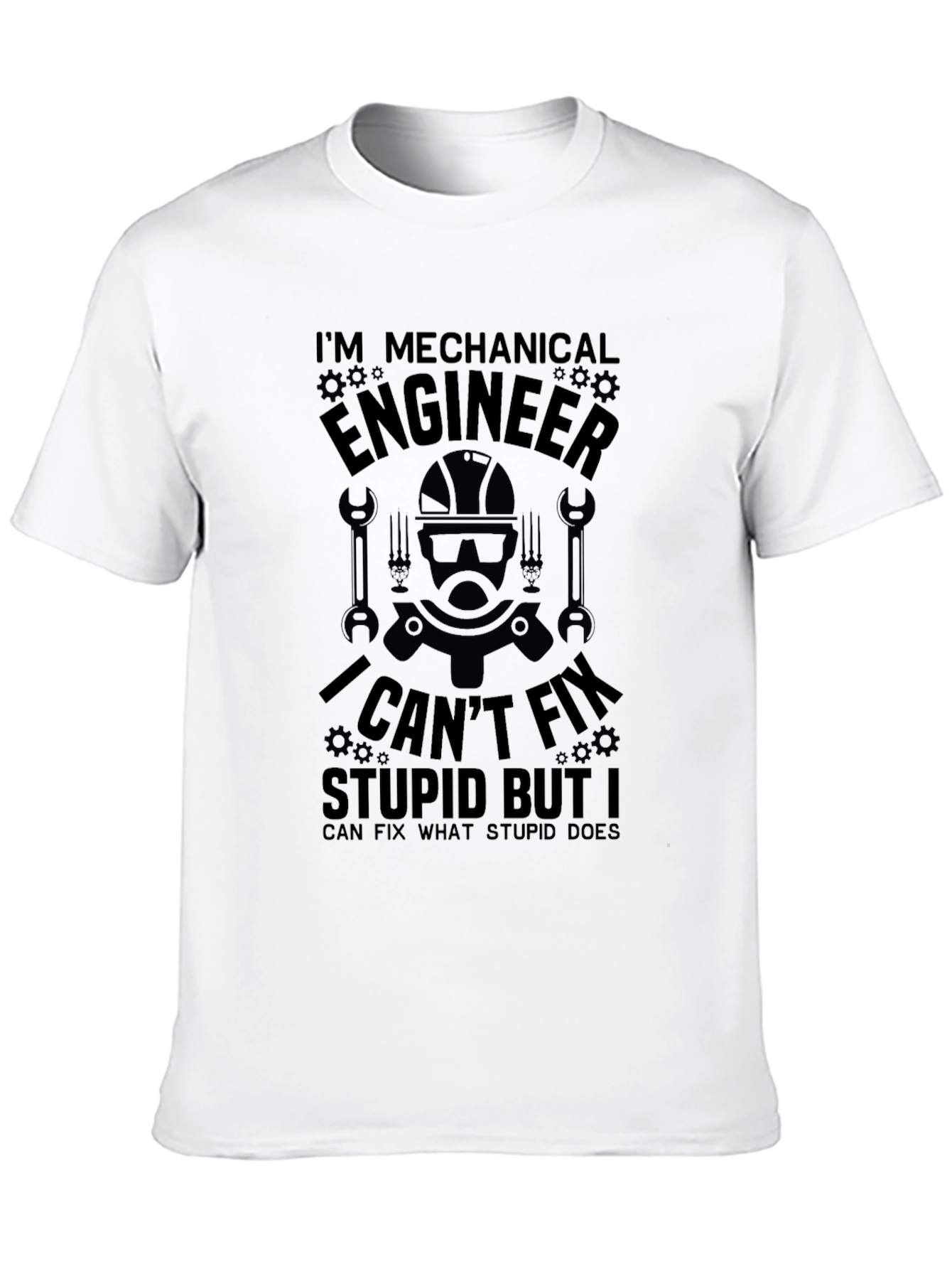 Black Mechanical Engineer T-Shirt - Funny Quote view 10