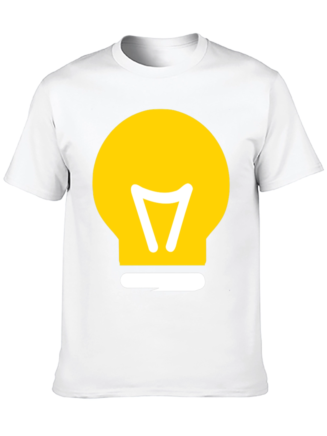 Black Idea Bulb Graphic T-Shirt - Black Cotton Tee view 10
