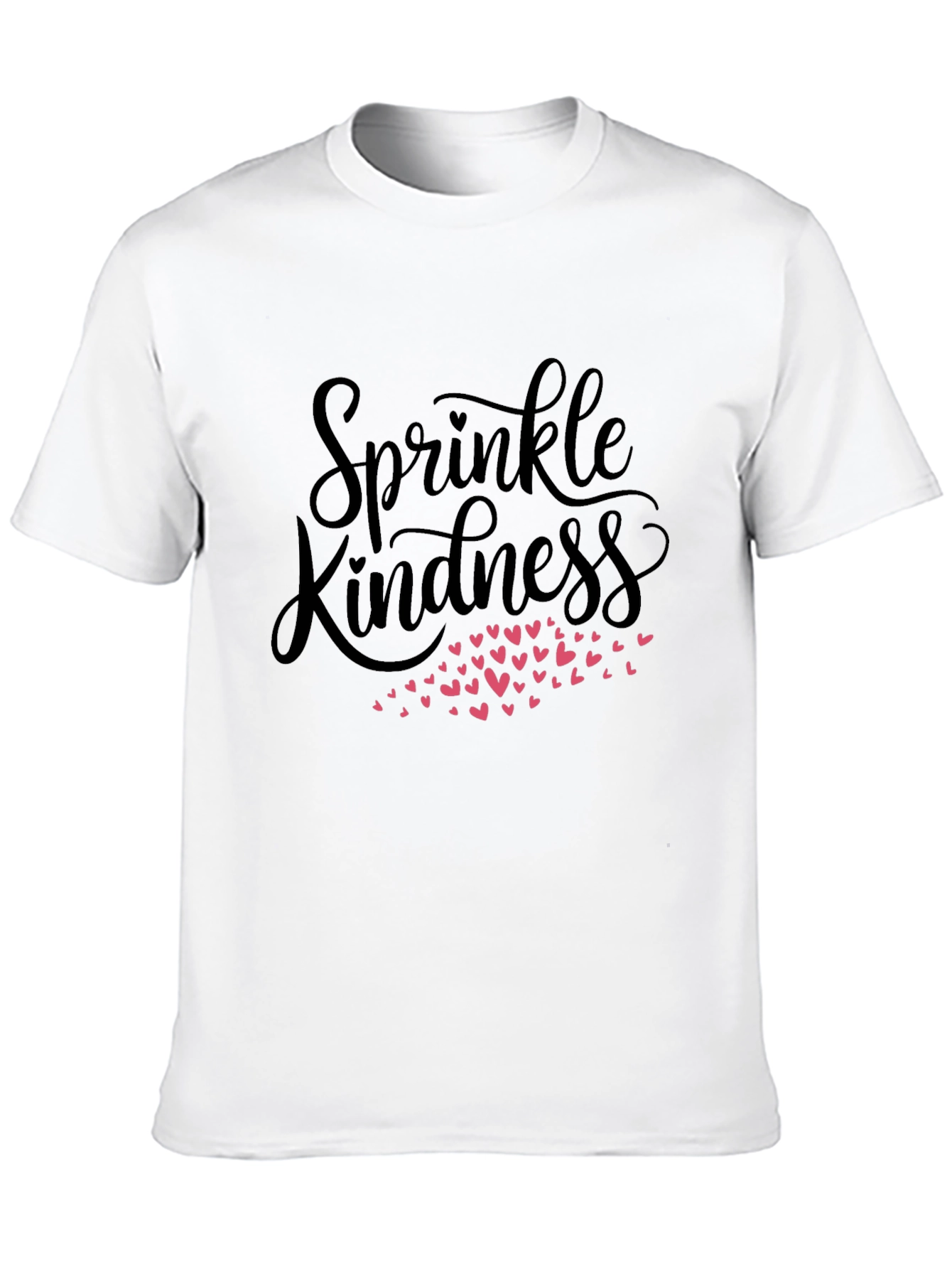 Black Sprinkle Kindness Black Graphic Tee view 10