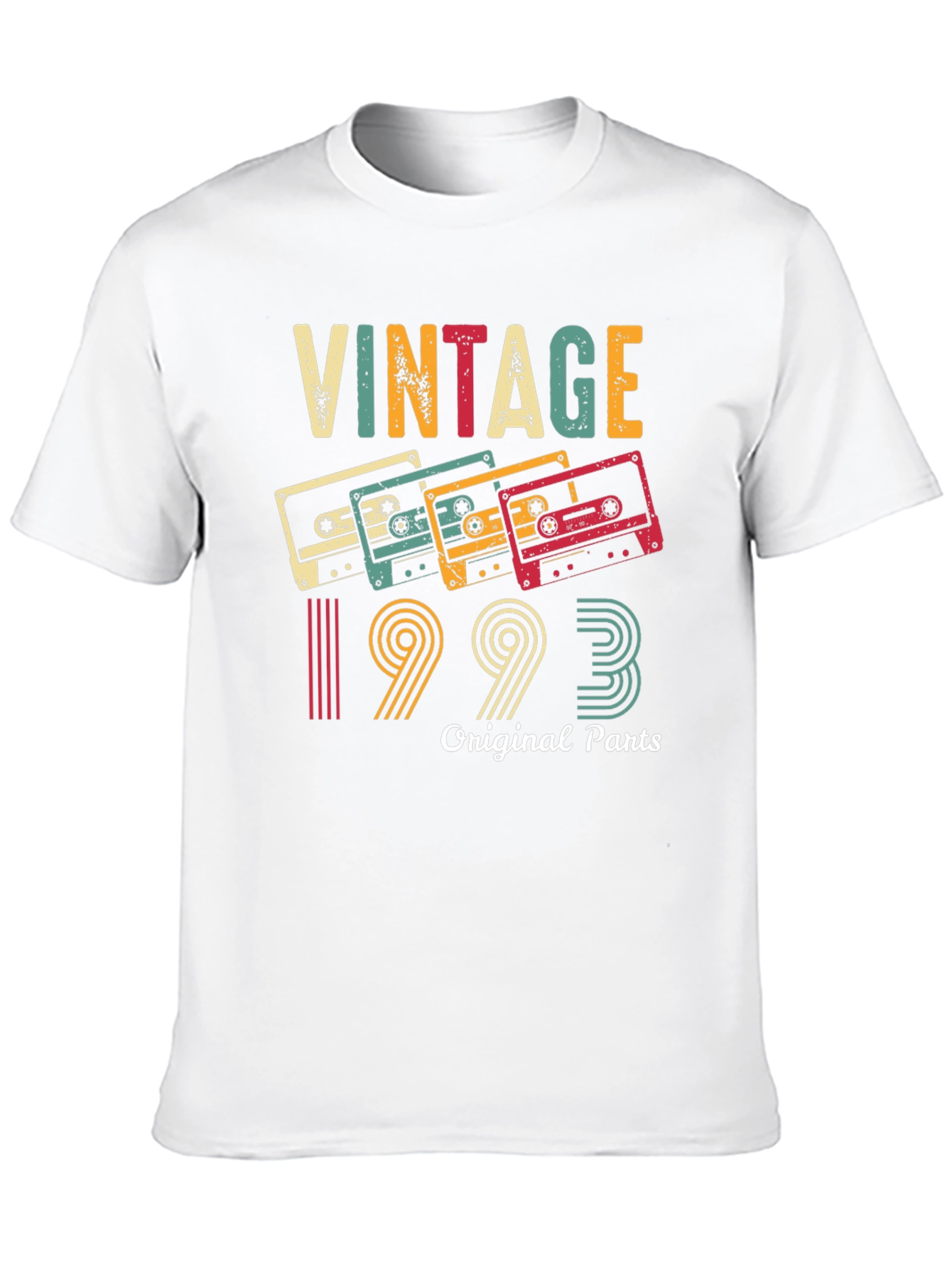 Black Vintage 1993 Original Parts Cassette Tape Graphic Tee view 10