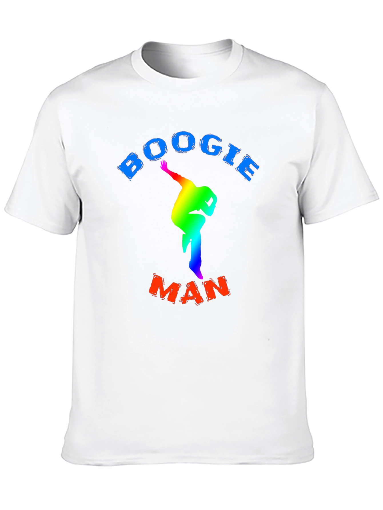 Black Boogie Man T-Shirt - Rainbow Dancer view 10