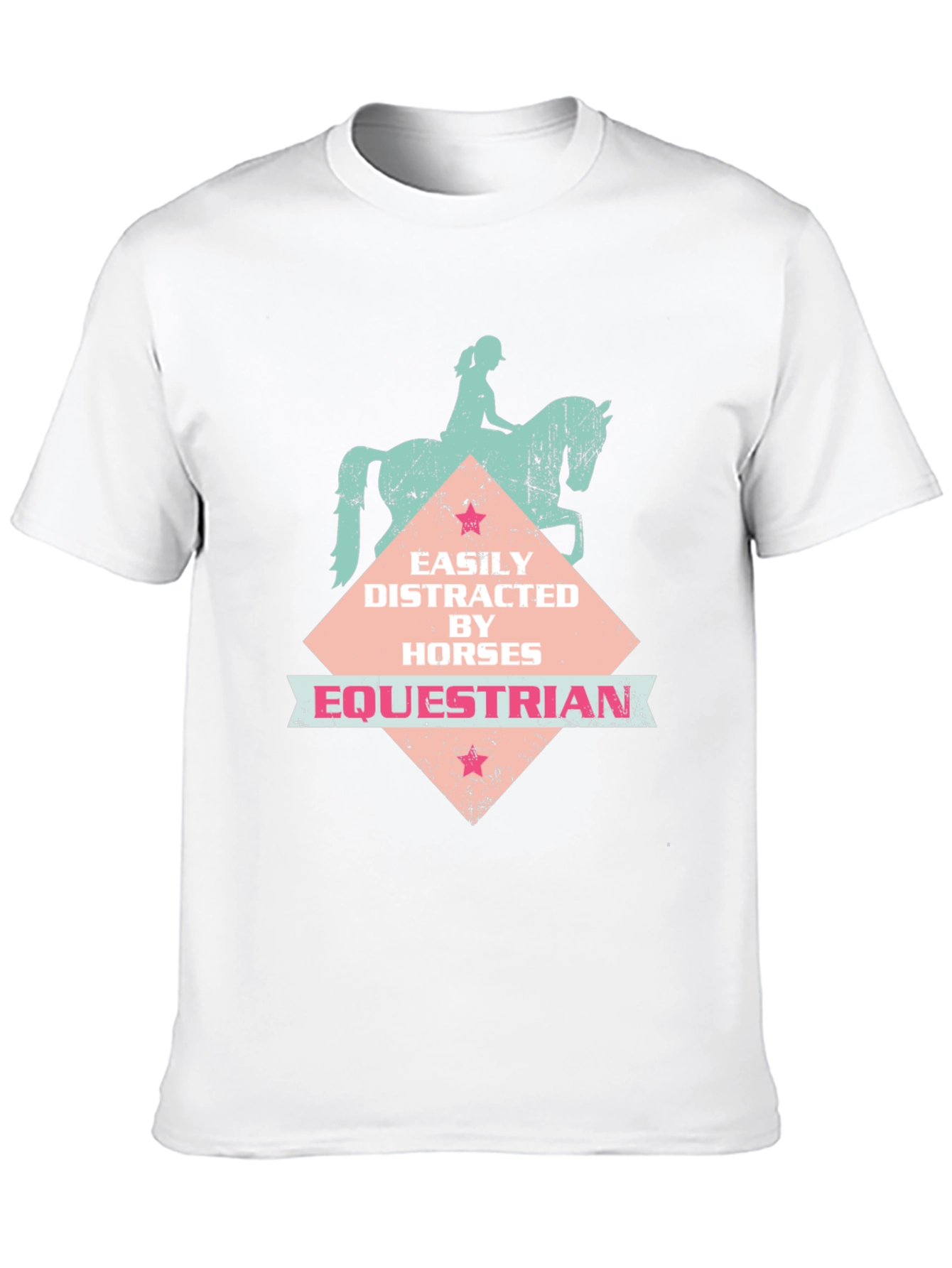Black Equestrian Horse Lover Graphic T-Shirt view 10