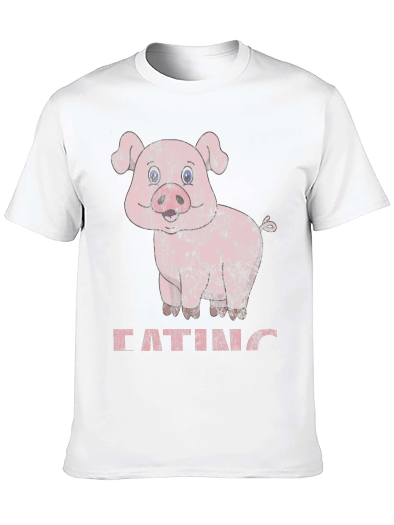 Black Eating Pig Graphic Tee - Unisex view 10