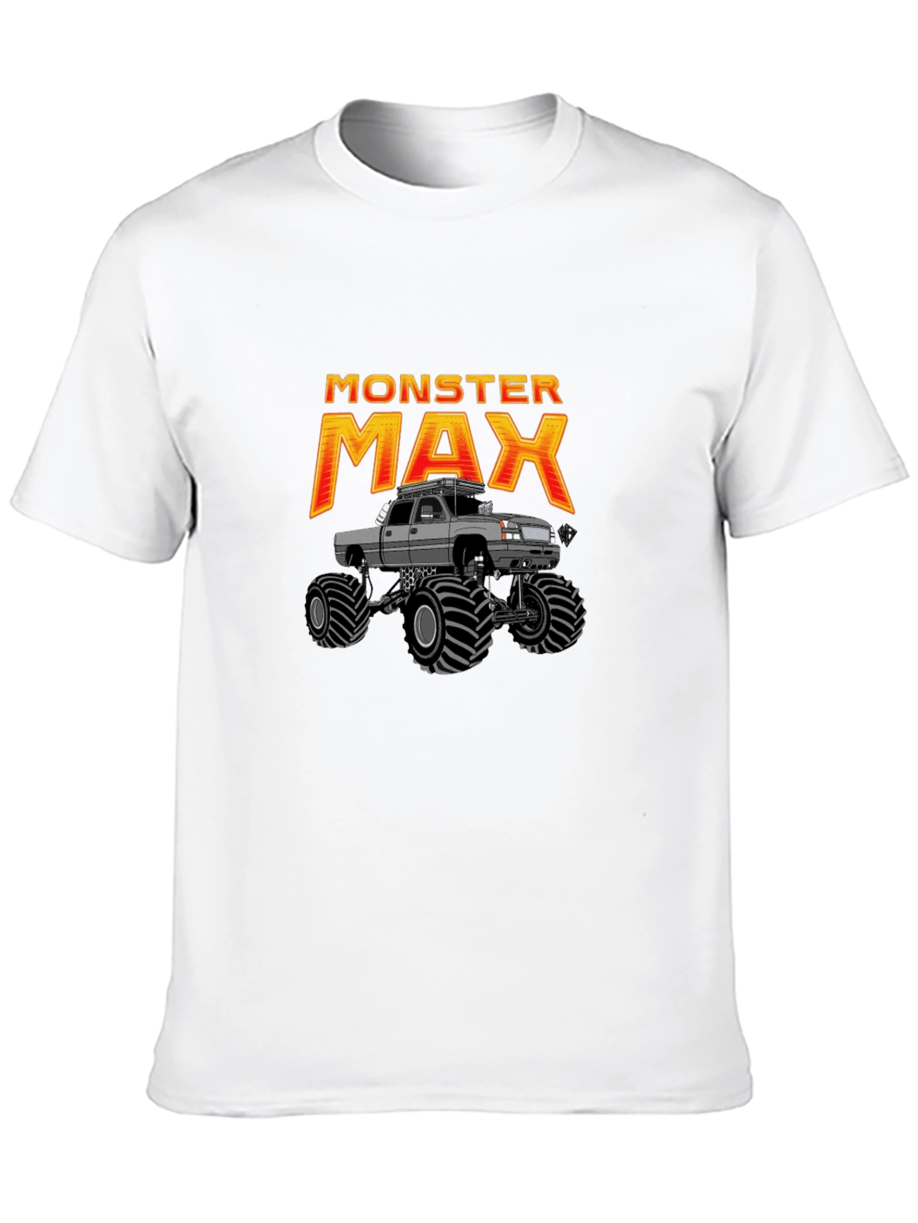 Black Monster Max Truck Graphic T-Shirt view 10