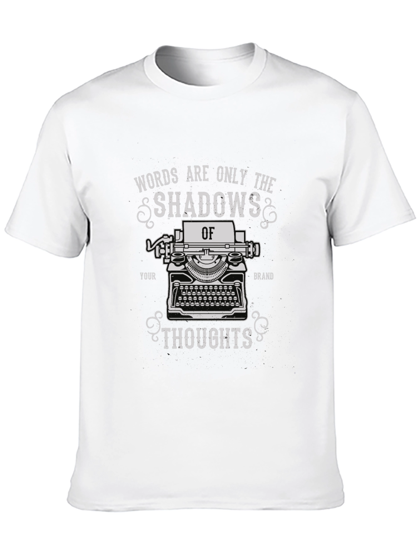 Black Shadows of Thoughts T-Shirt - Writer Inspiration view 10