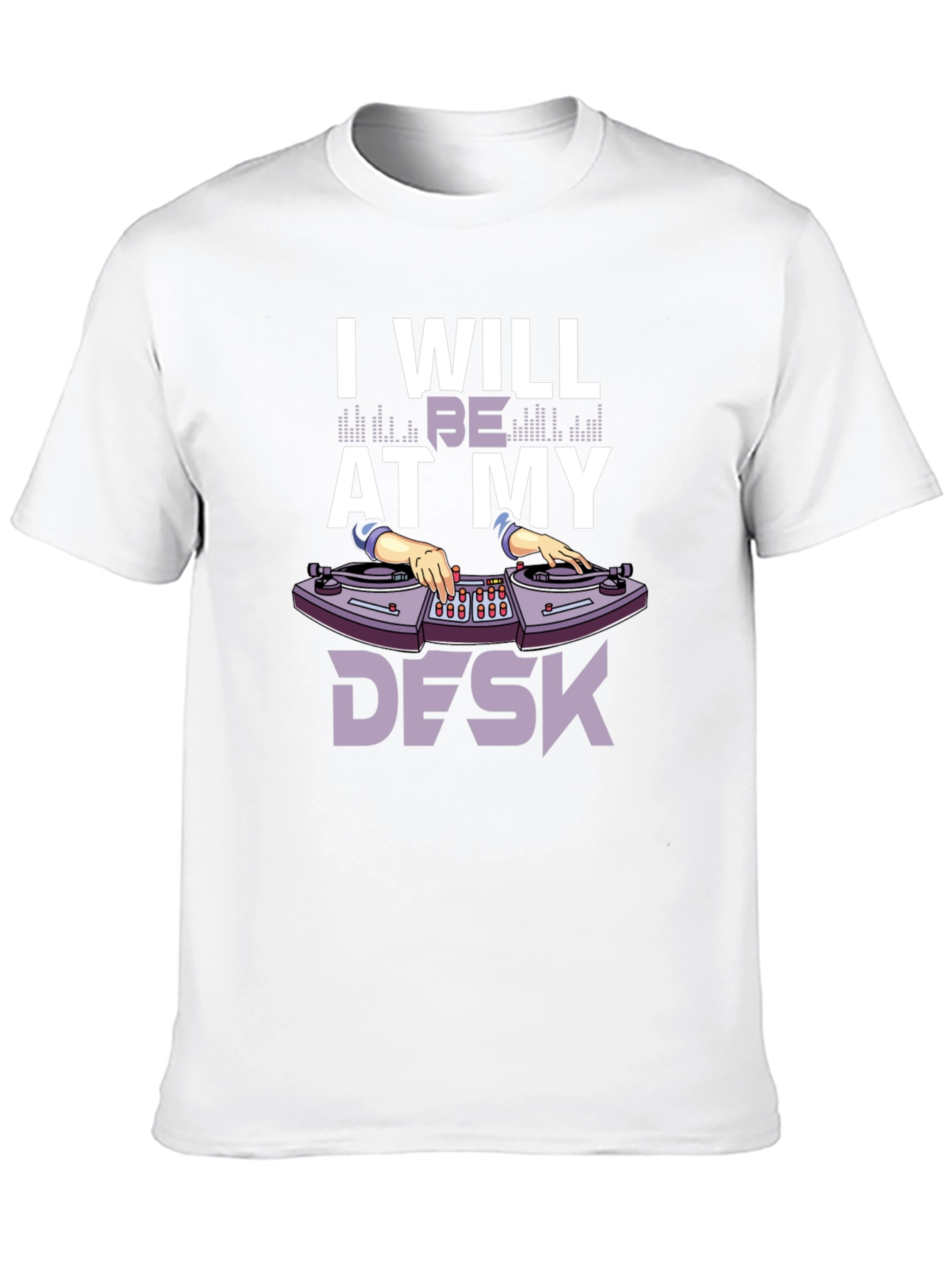 DJ Desk T-Shirt - Music Lover Tee - 10