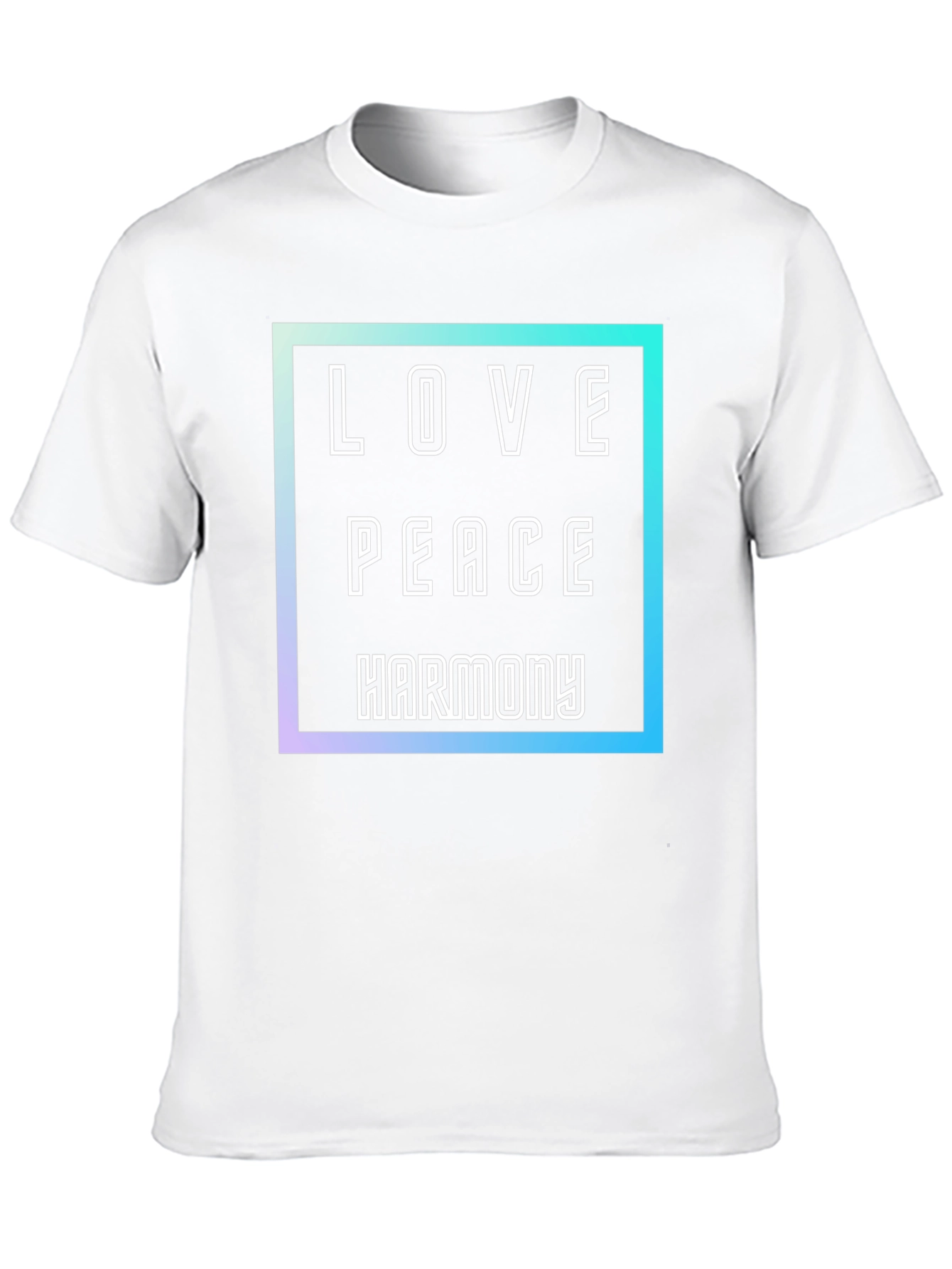 Black Love Peace Harmony Graphic T-Shirt - Stylish and Comfortable view 10