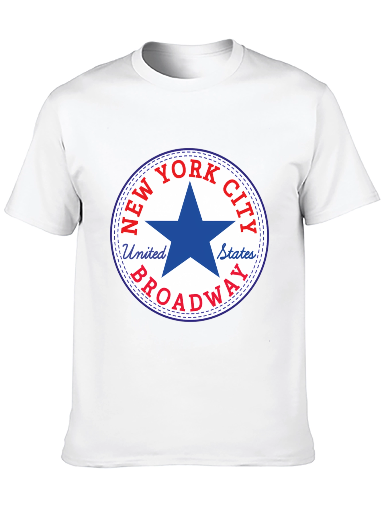 Black New York City Broadway Star Graphic T-Shirt view 10
