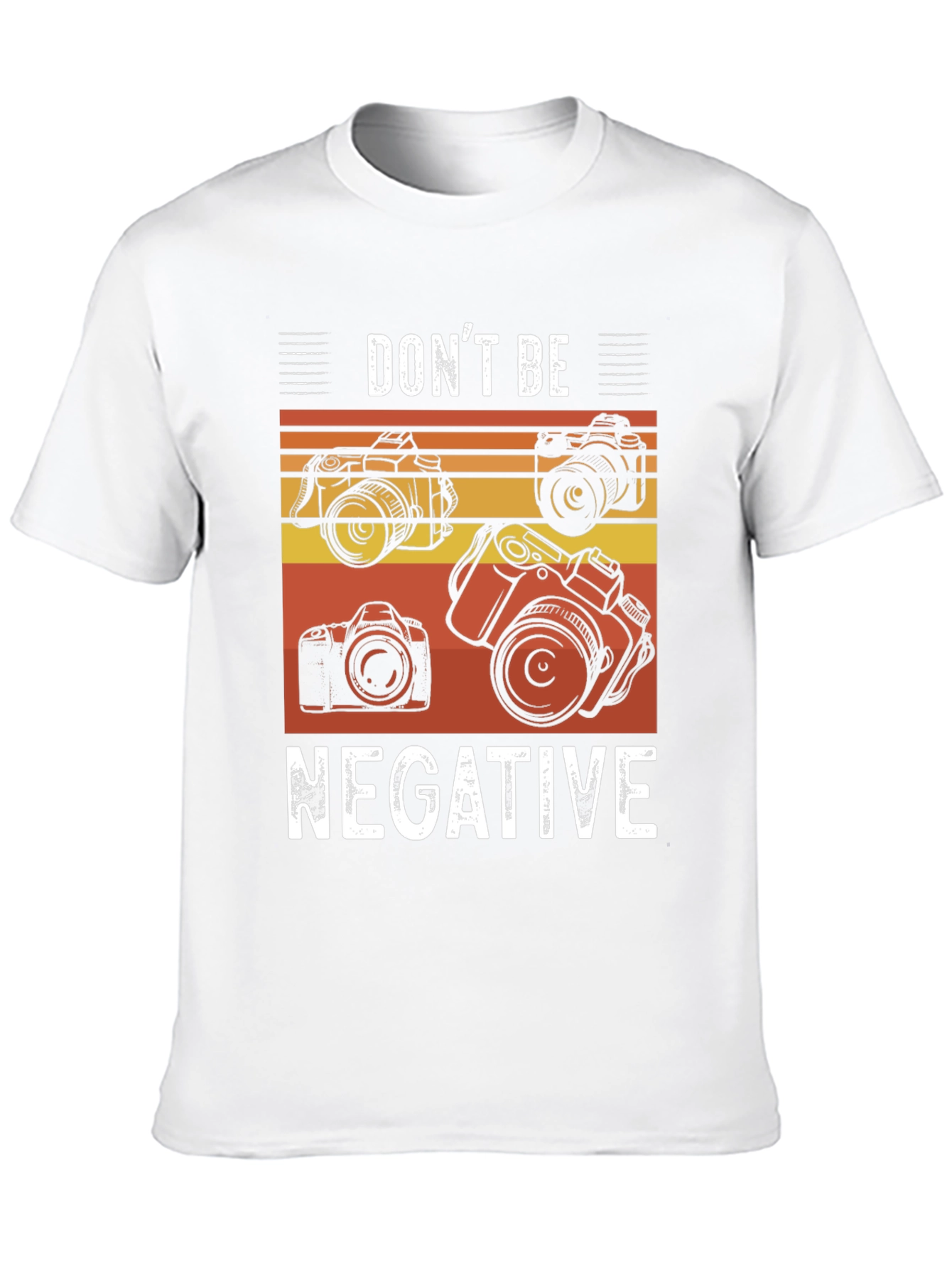 Black Don't Be Negative Camera Graphic Tee view 10