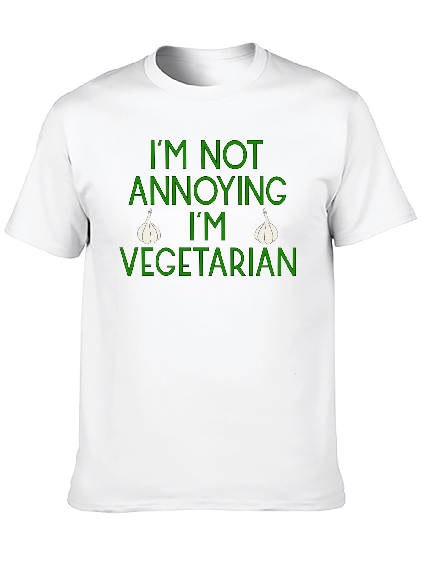 Black Funny Vegetarian T-Shirt view 10