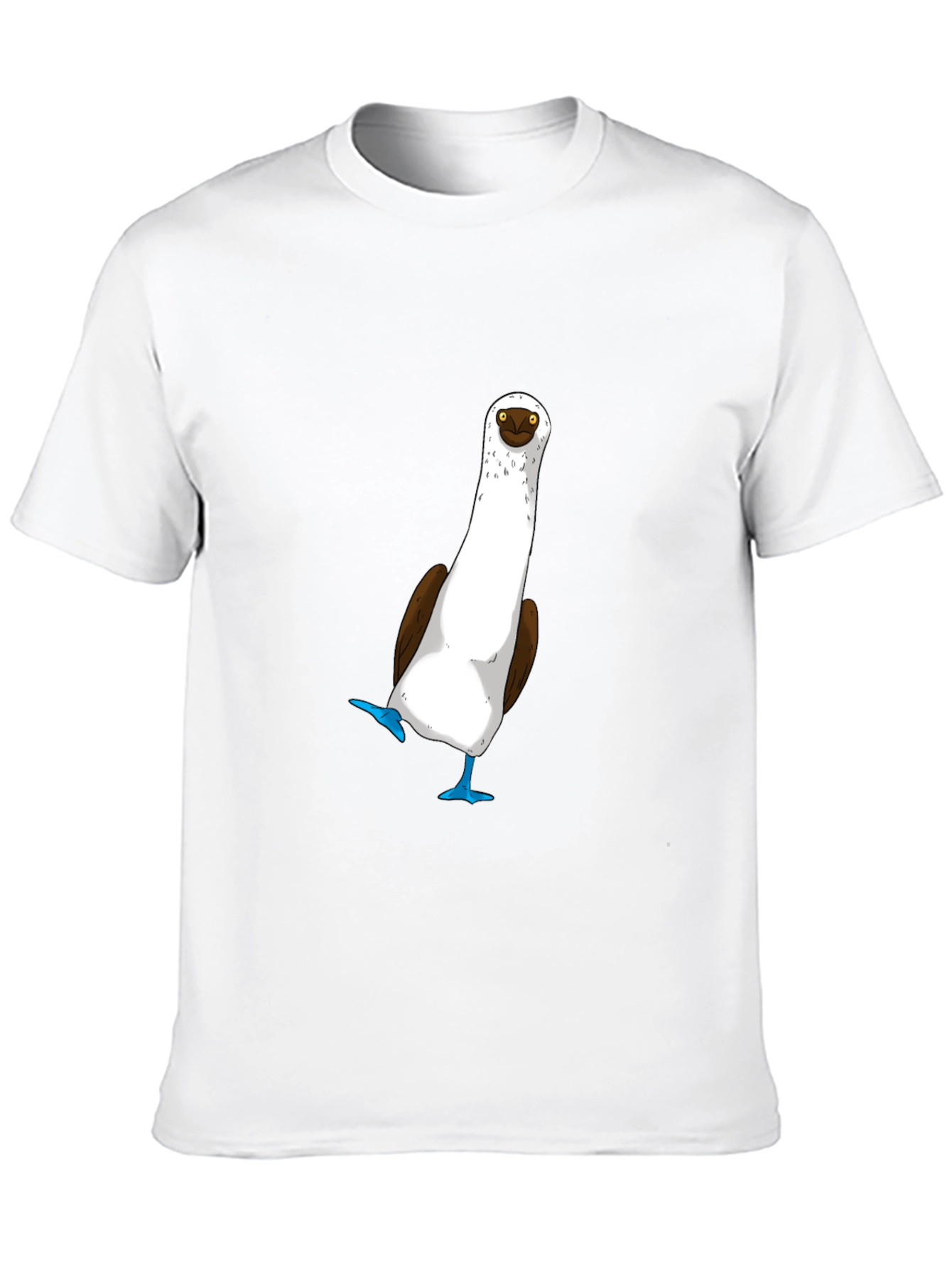 Black Blue-Footed Booby T-Shirt - Quirky Bird Tee view 10