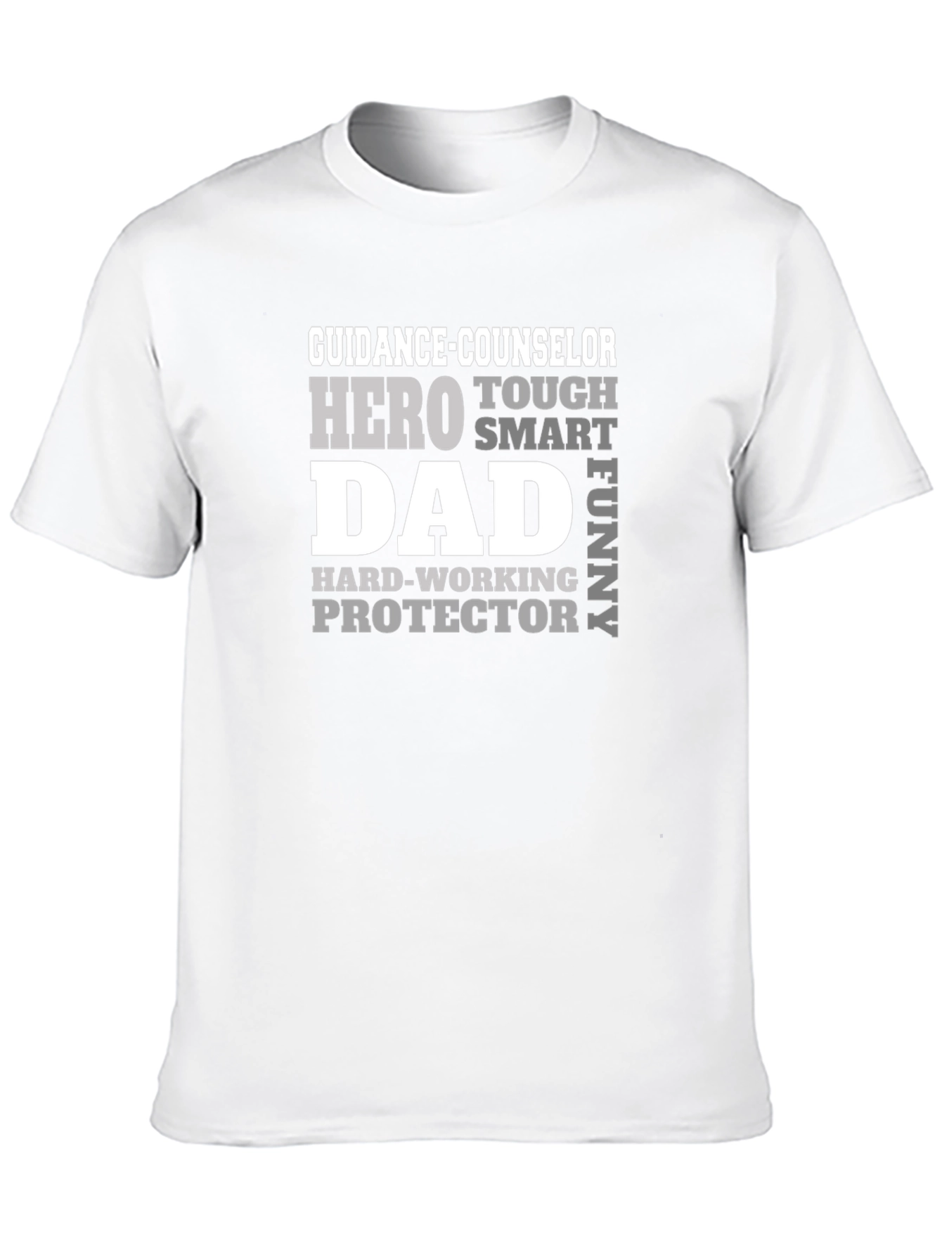 Black Guidance Counselor Dad Hero T-Shirt view 10