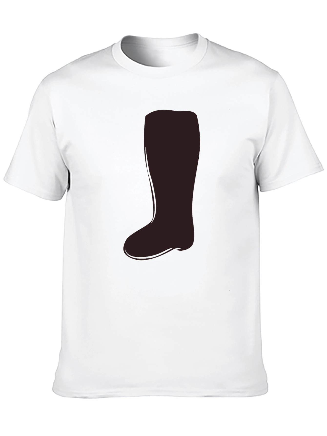 Black Novelty Boot Graphic T-Shirt - Casual Wear view 10