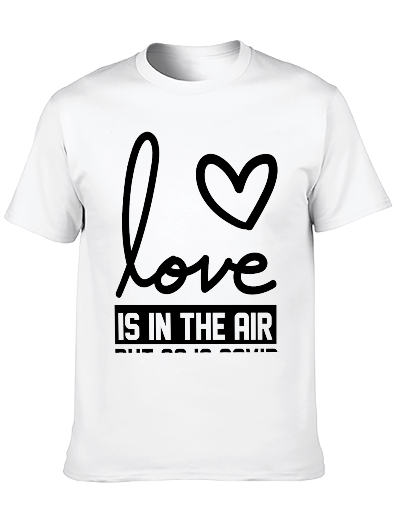 Black Love is in the Air - Funny Graphic Tee view 10