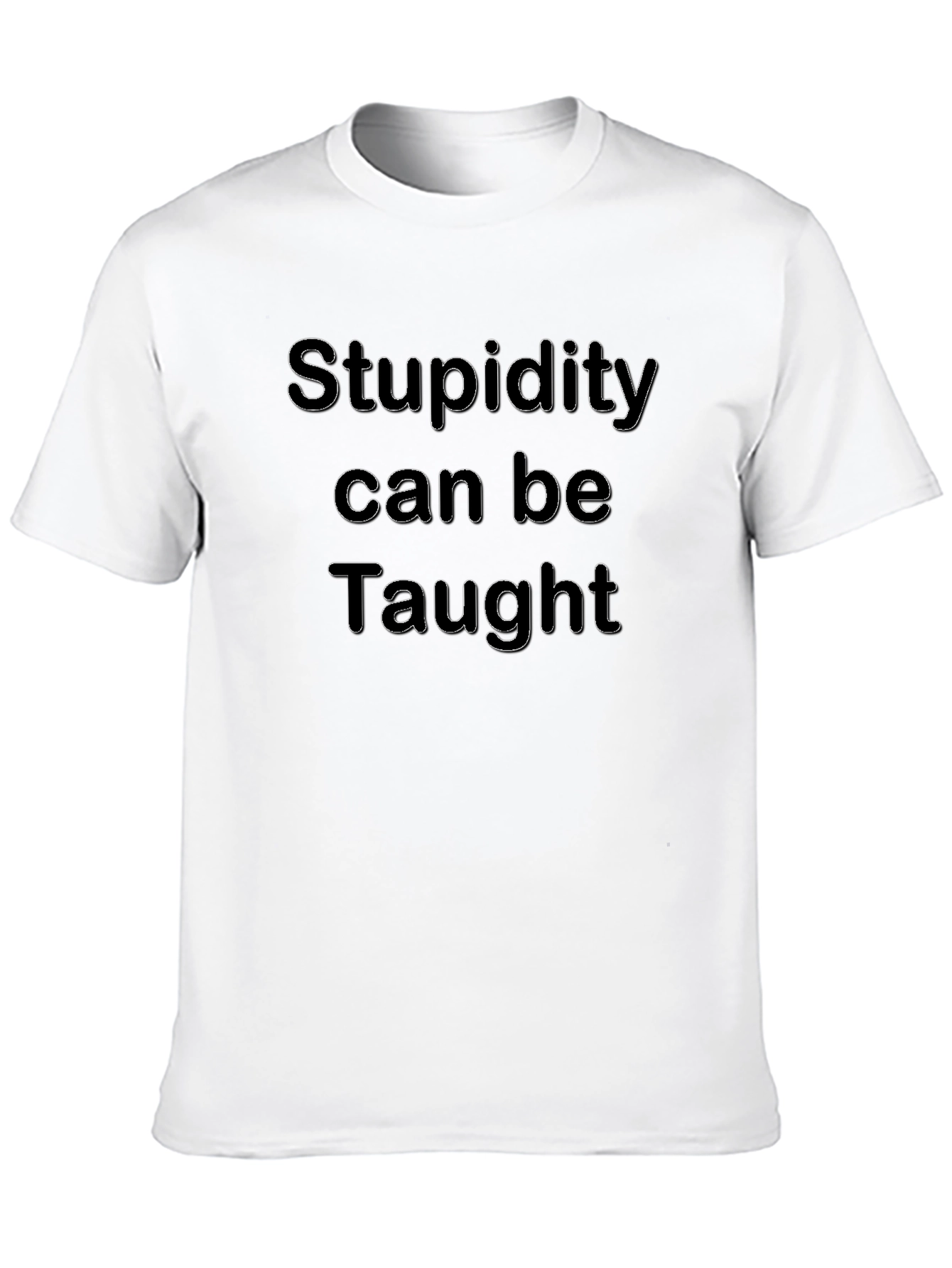 Black Stupidity Can Be Taught T-Shirt Humor Tee view 10