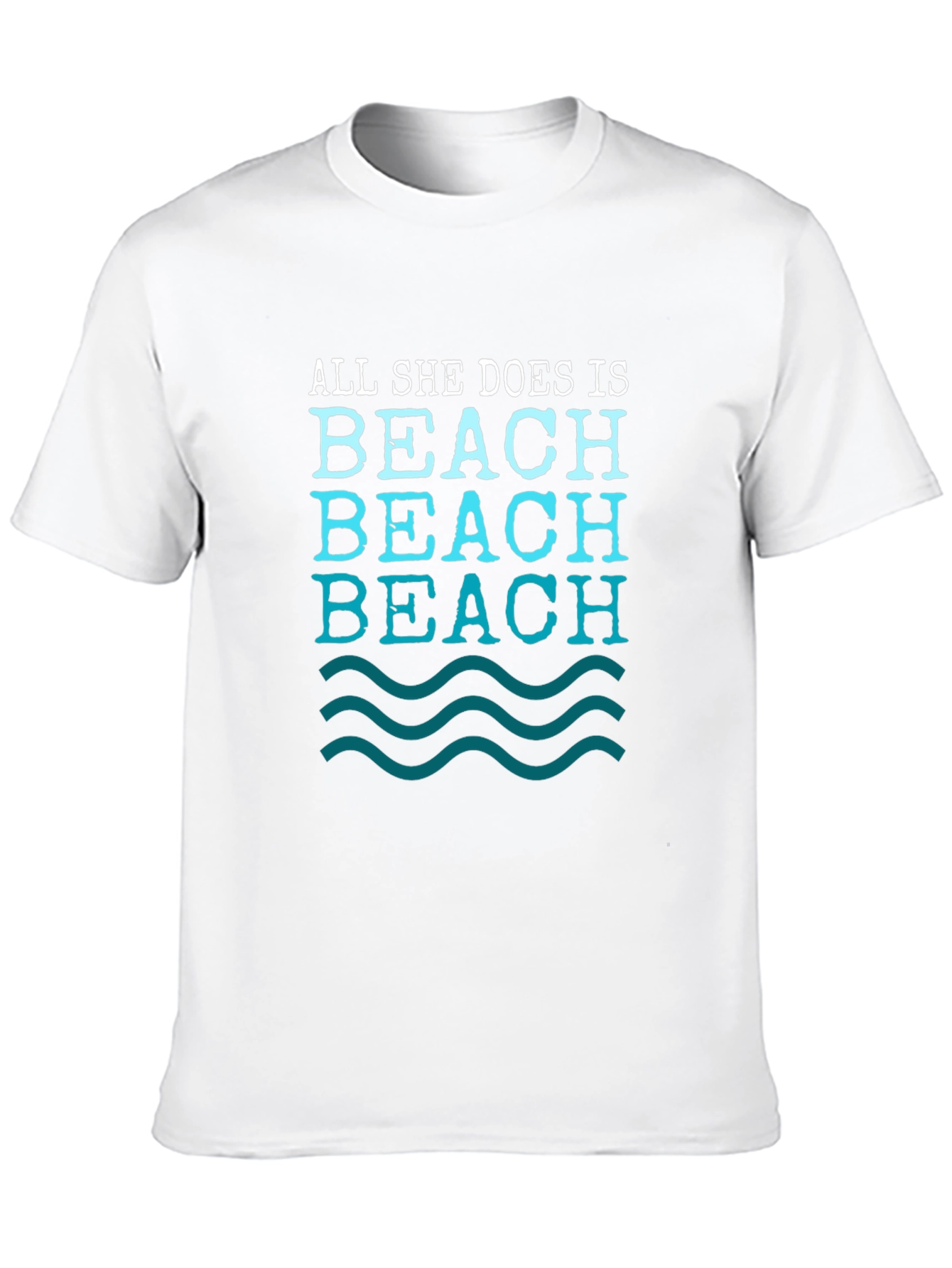 Black Beach Lover Graphic T-Shirt view 10