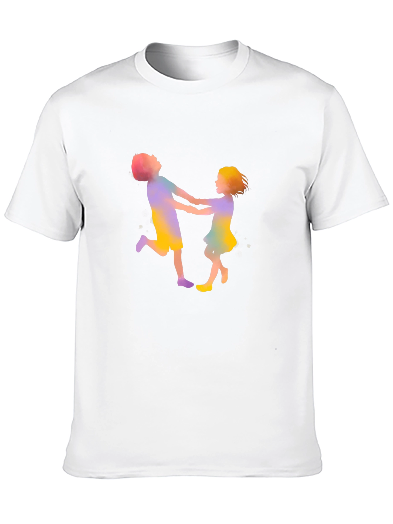 Black Colorful Kids Graphic Black Tee view 10