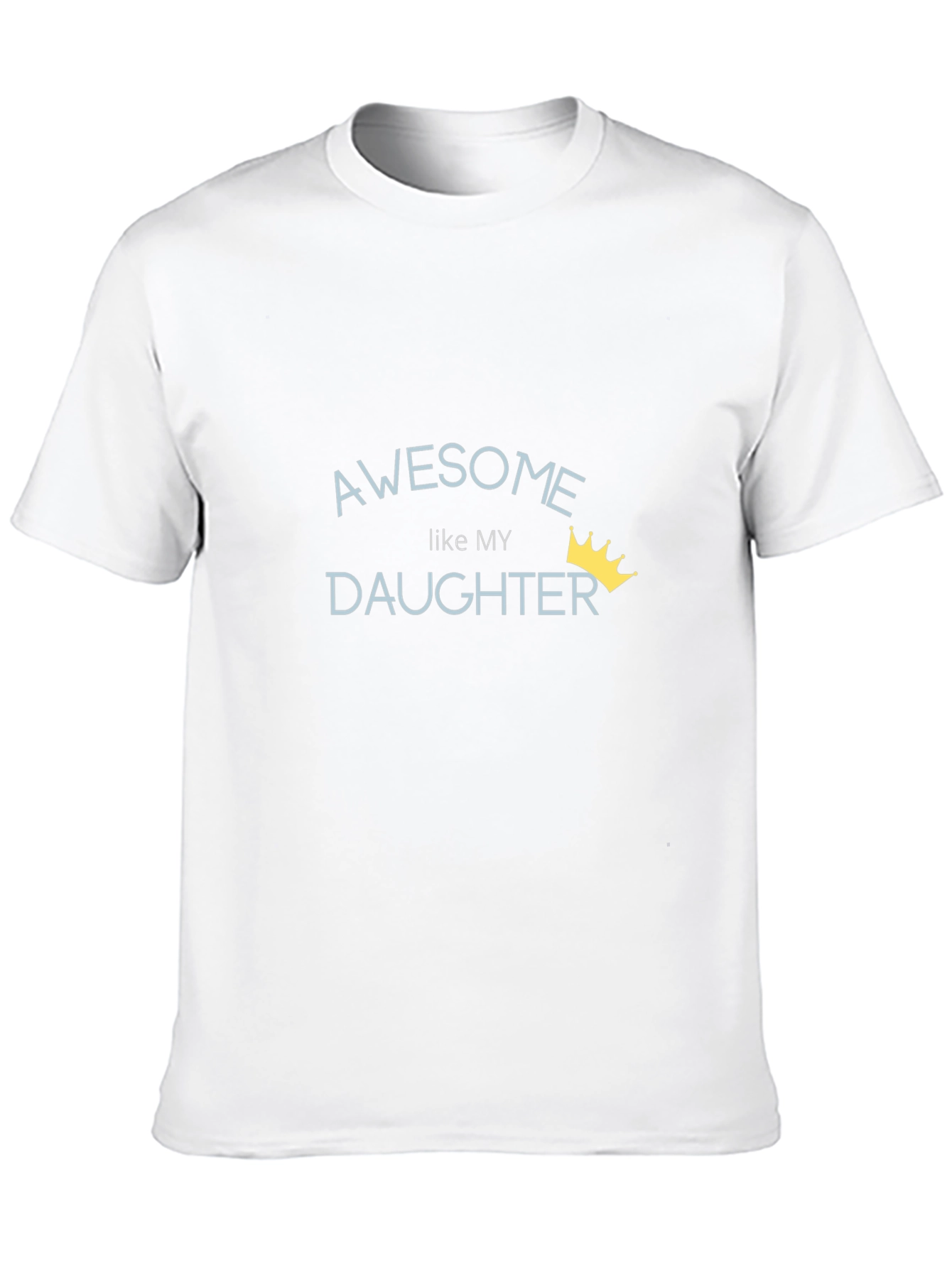 Black Awesome Like My Daughter Black T-Shirt view 10