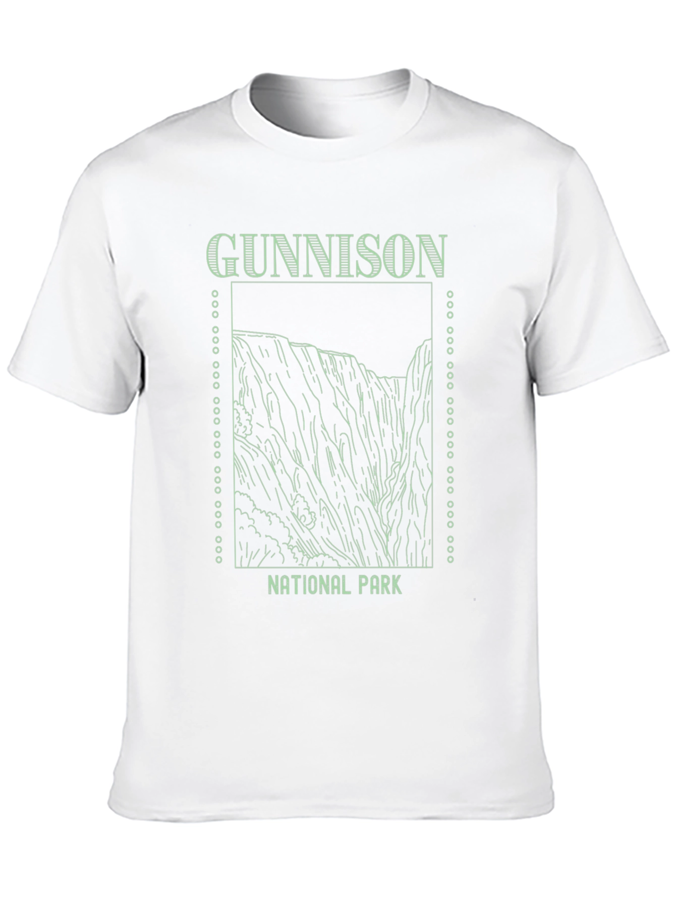 Black Gunnison National Park Graphic Tee - Black view 10
