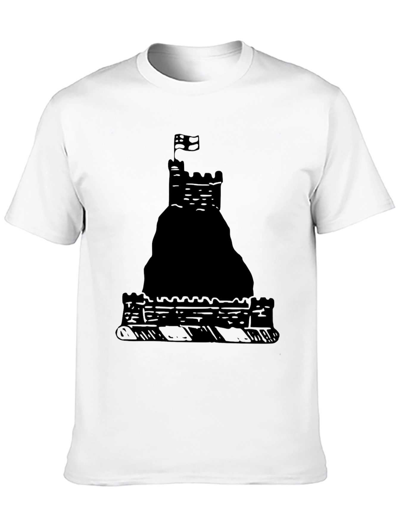 Black Black Castle Graphic Tee view 10