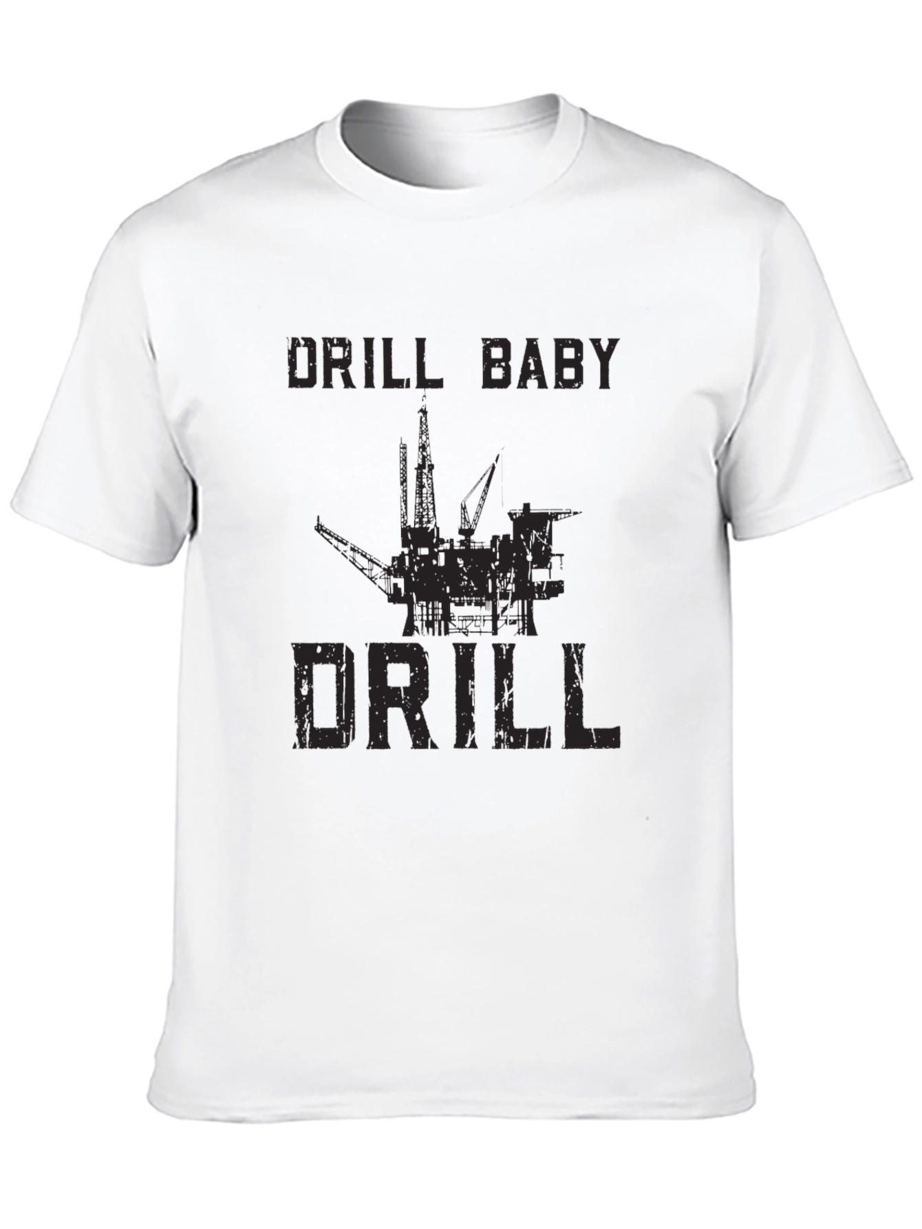 Black Drill Baby Drill Graphic Tee view 10