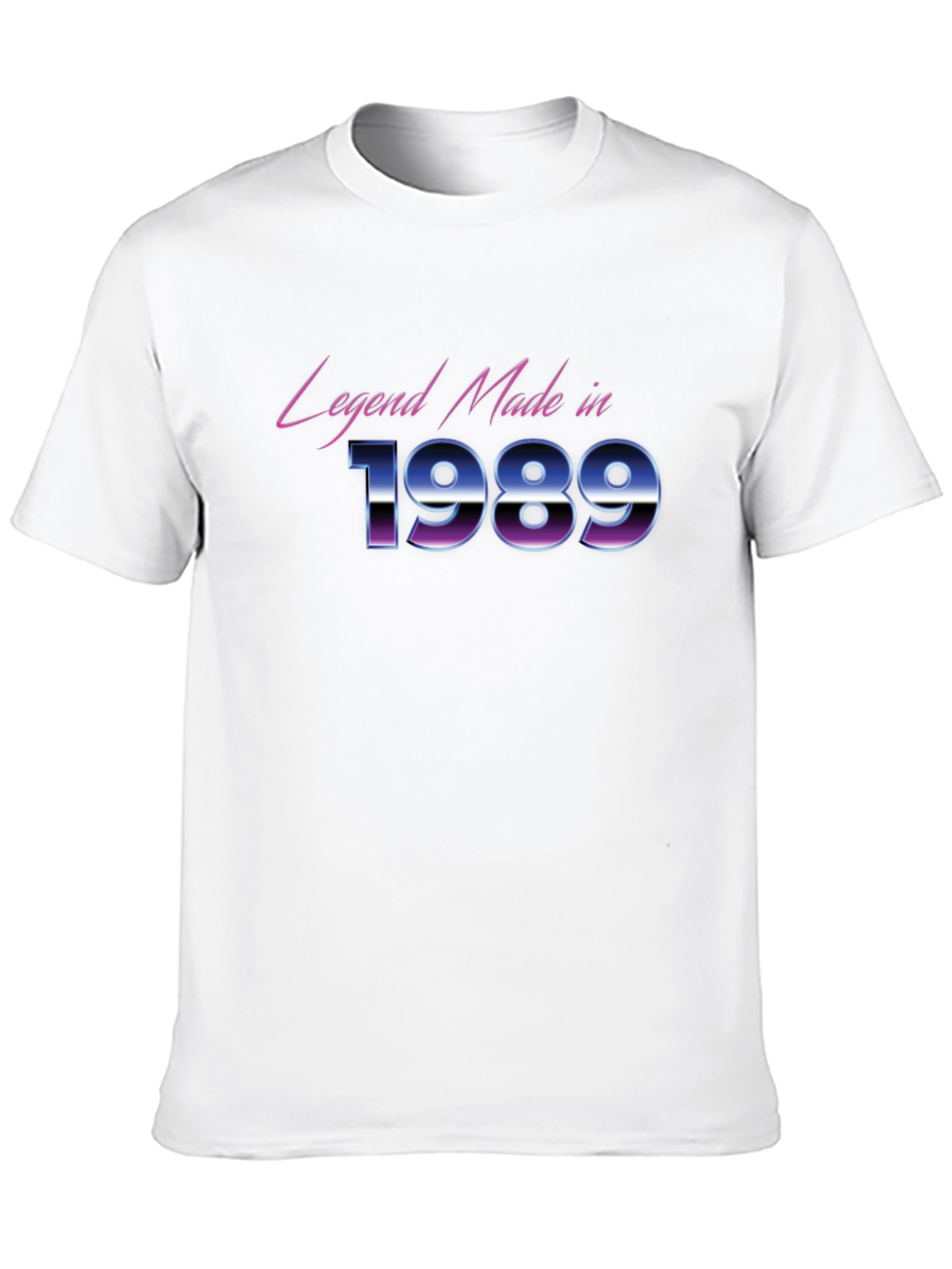 Black Legend Made in 1989 T-Shirt - Retro Birthday Gift view 10