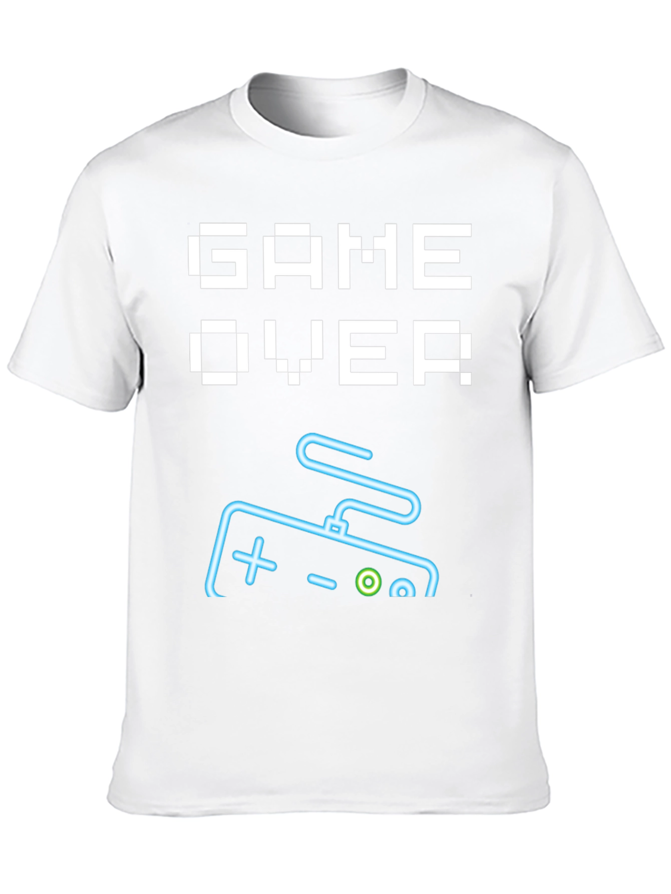Black Game Over Controller Graphic Tee - Retro Gamer Style view 10