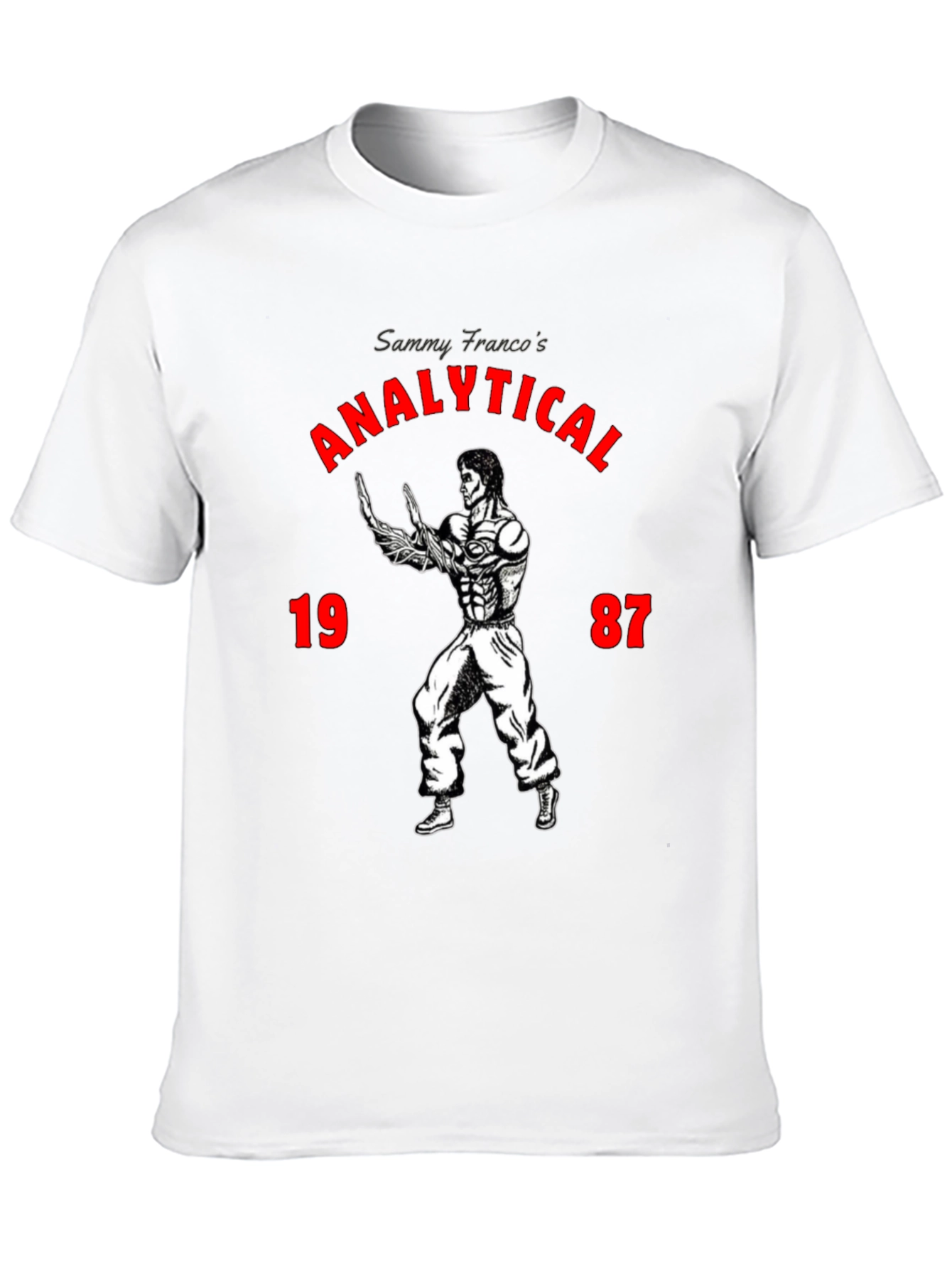 Black Analytical 1987 Sammy Franco Graphic T-Shirt view 10