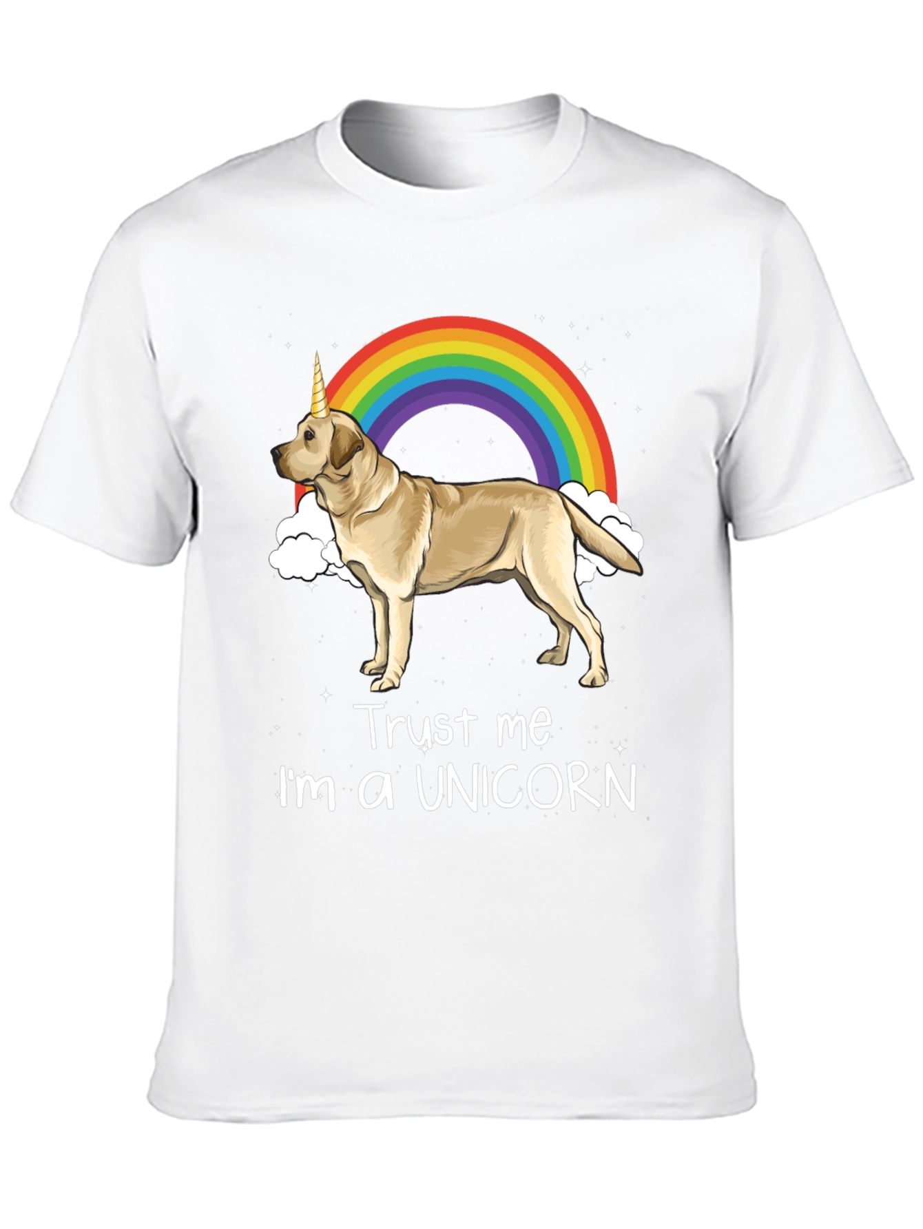 Black Unicorn Dog T-Shirt - Trust Me, I'm a Unicorn! view 10