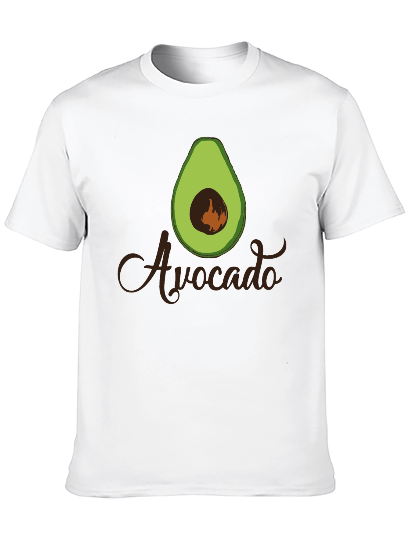 Black Avocado Graphic Black T-Shirt view 10