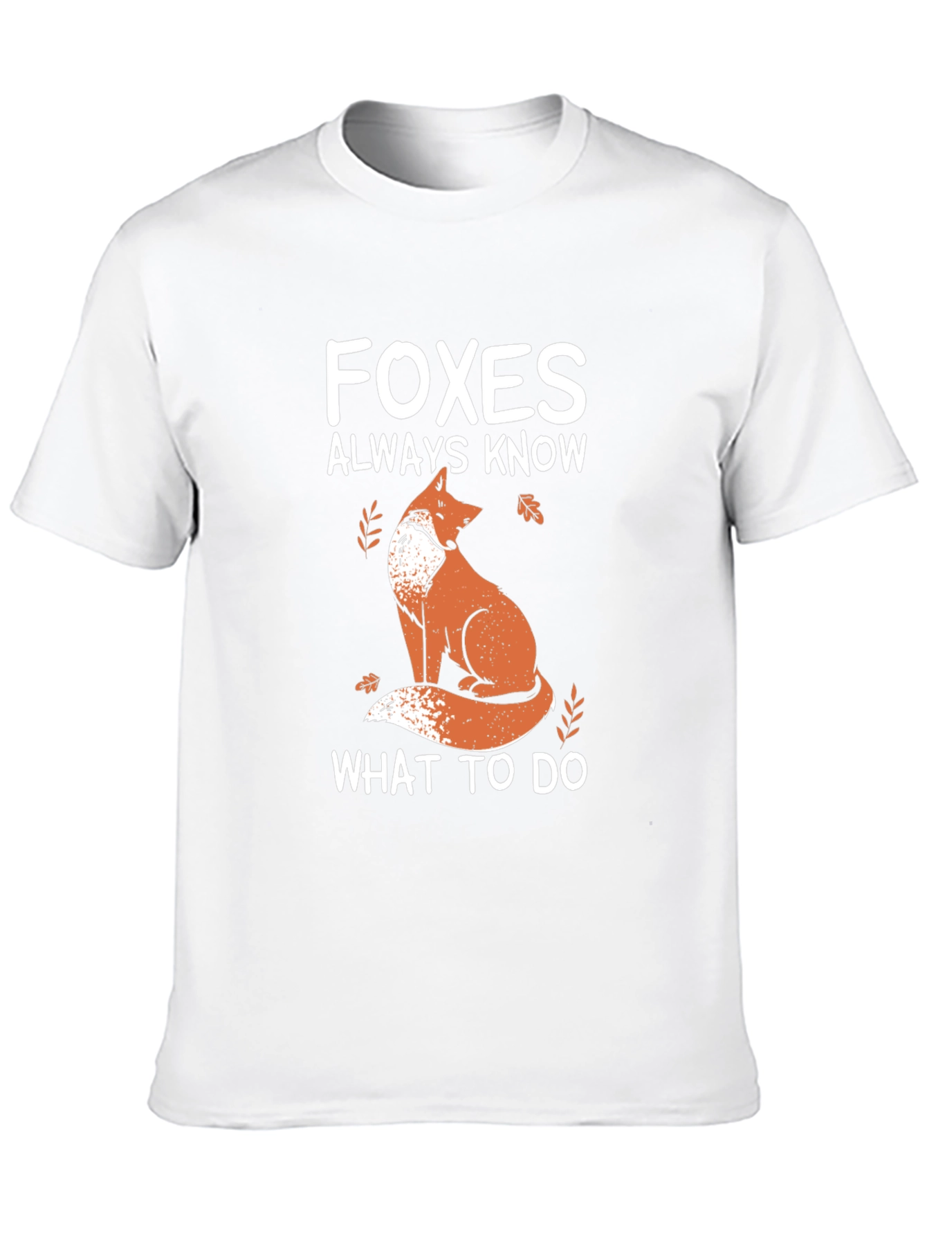 Black Foxes Always Know T-Shirt - Black Graphic Tee view 10
