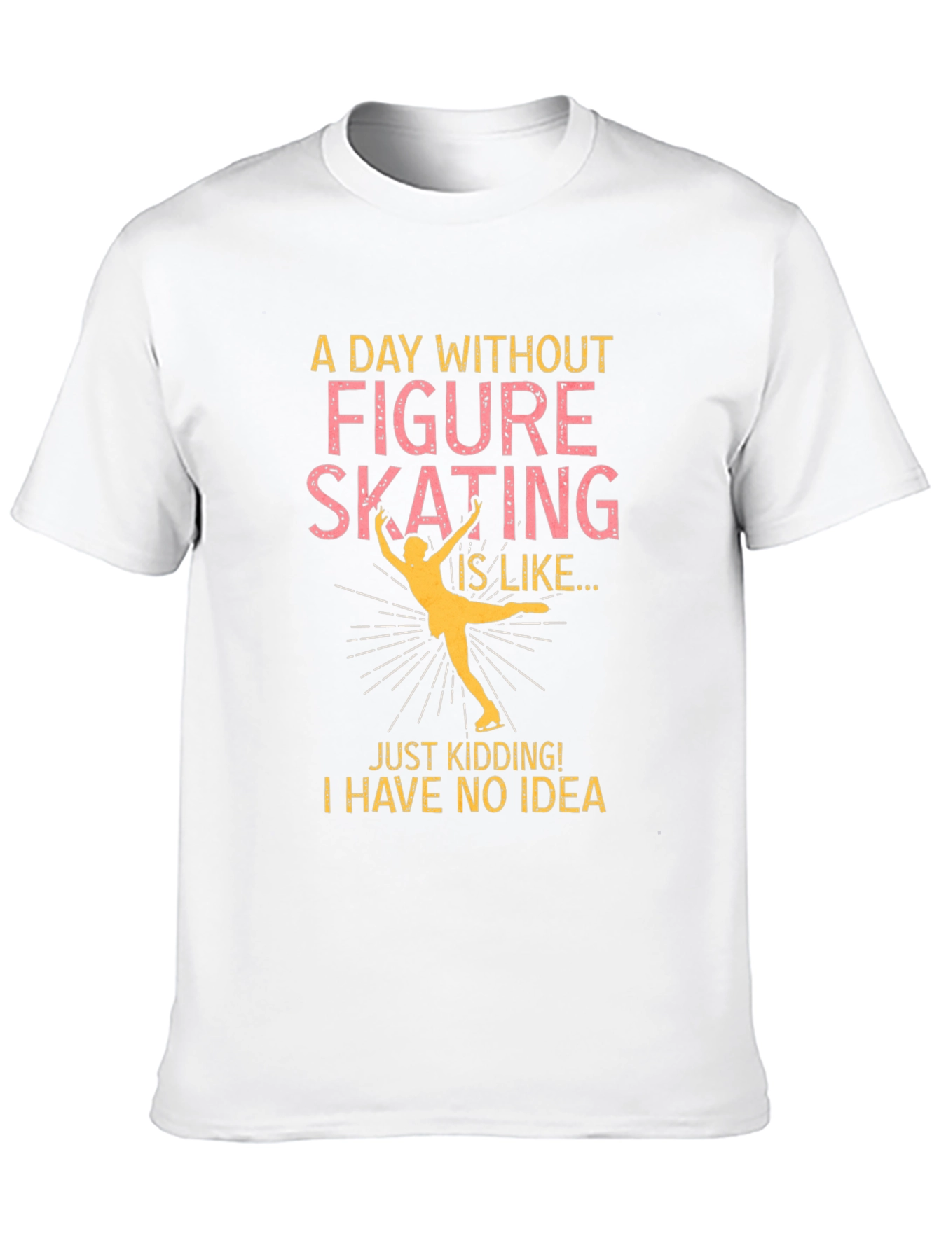 Black Figure Skating Humor T-Shirt view 10