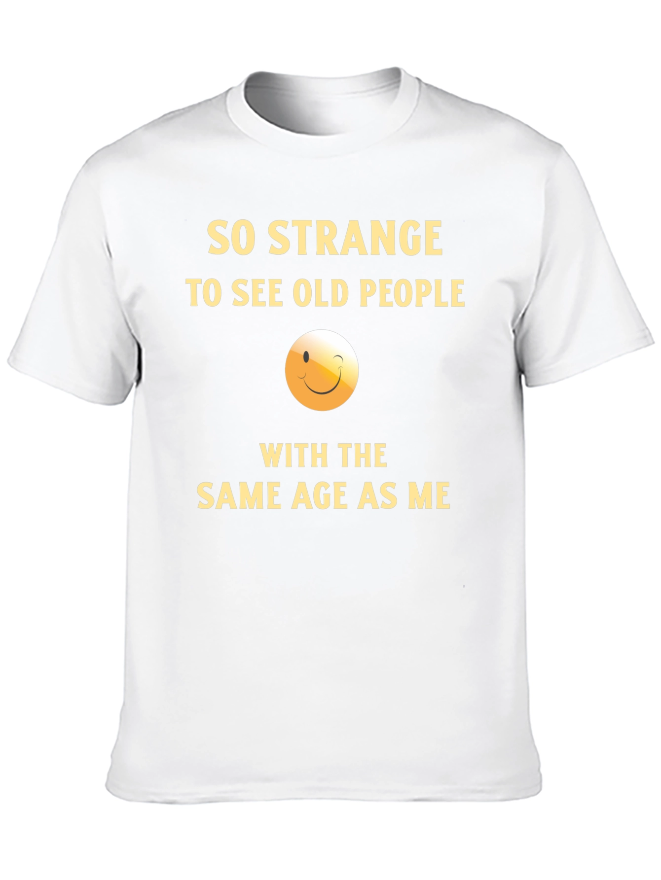 Black Funny "Same Age as Me" Graphic T-Shirt view 10