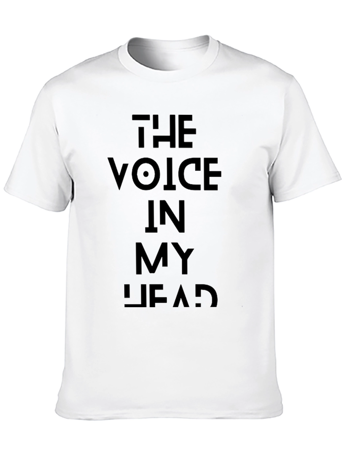 Black The Voice in My Head Graphic Tee - Black T-Shirt view 10