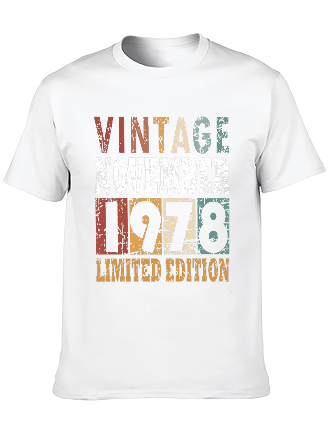 Black Vintage November 1978 Limited Edition T-Shirt view 10
