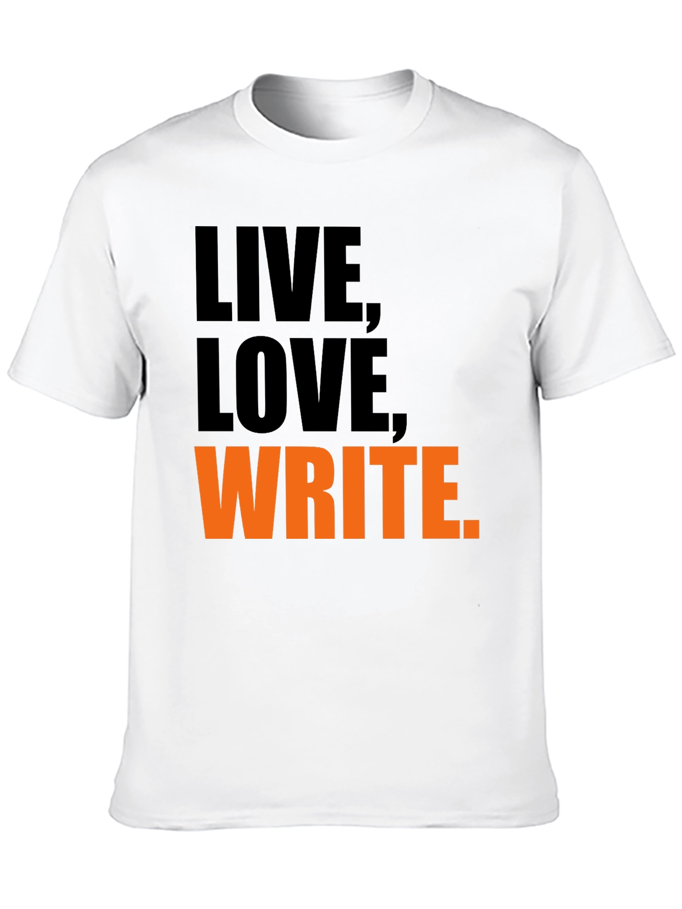 Black Live, Love, Write Graphic Tee view 10