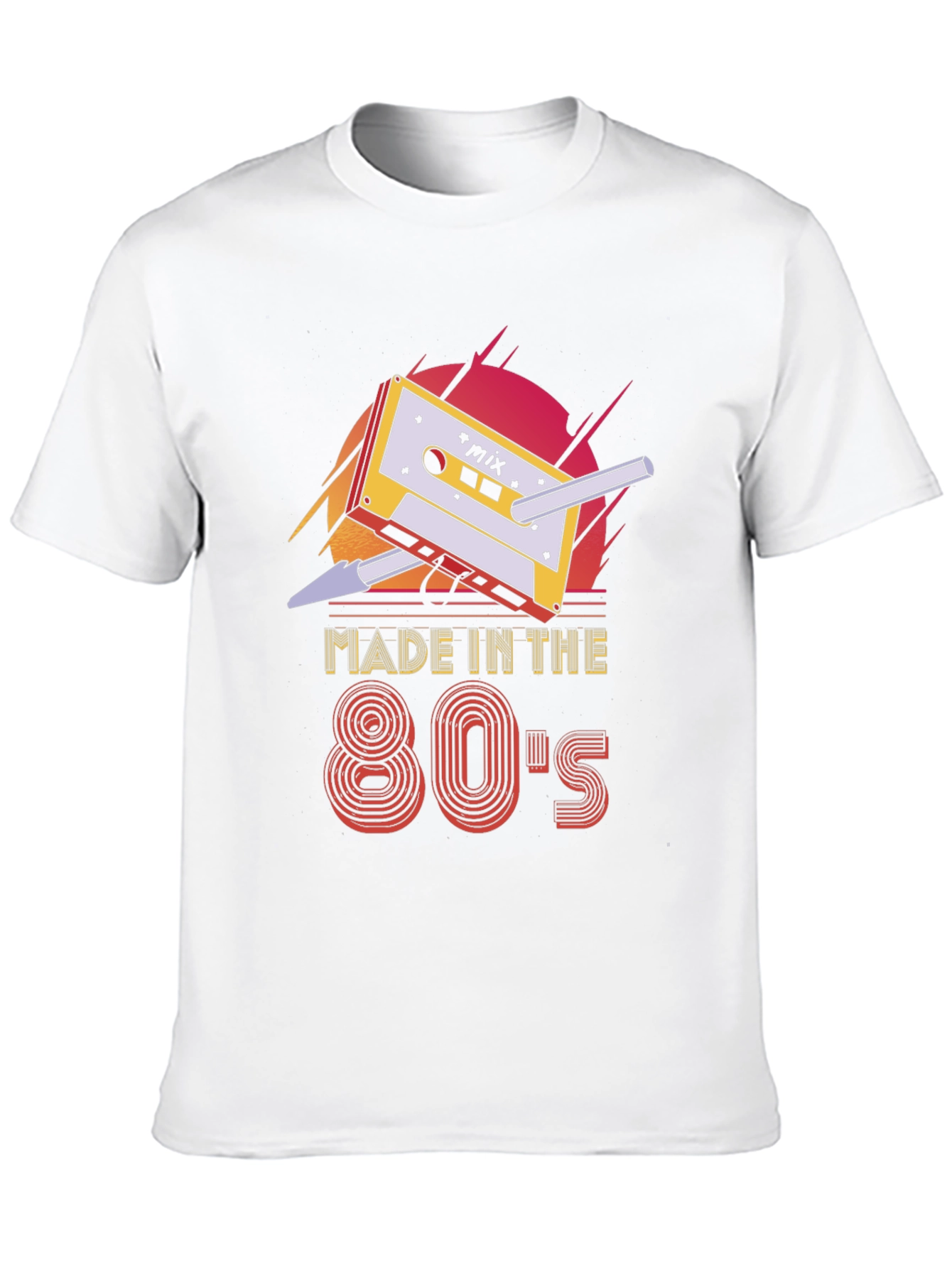 Black Retro 80's Mixtape T-Shirt - Vintage Style view 10