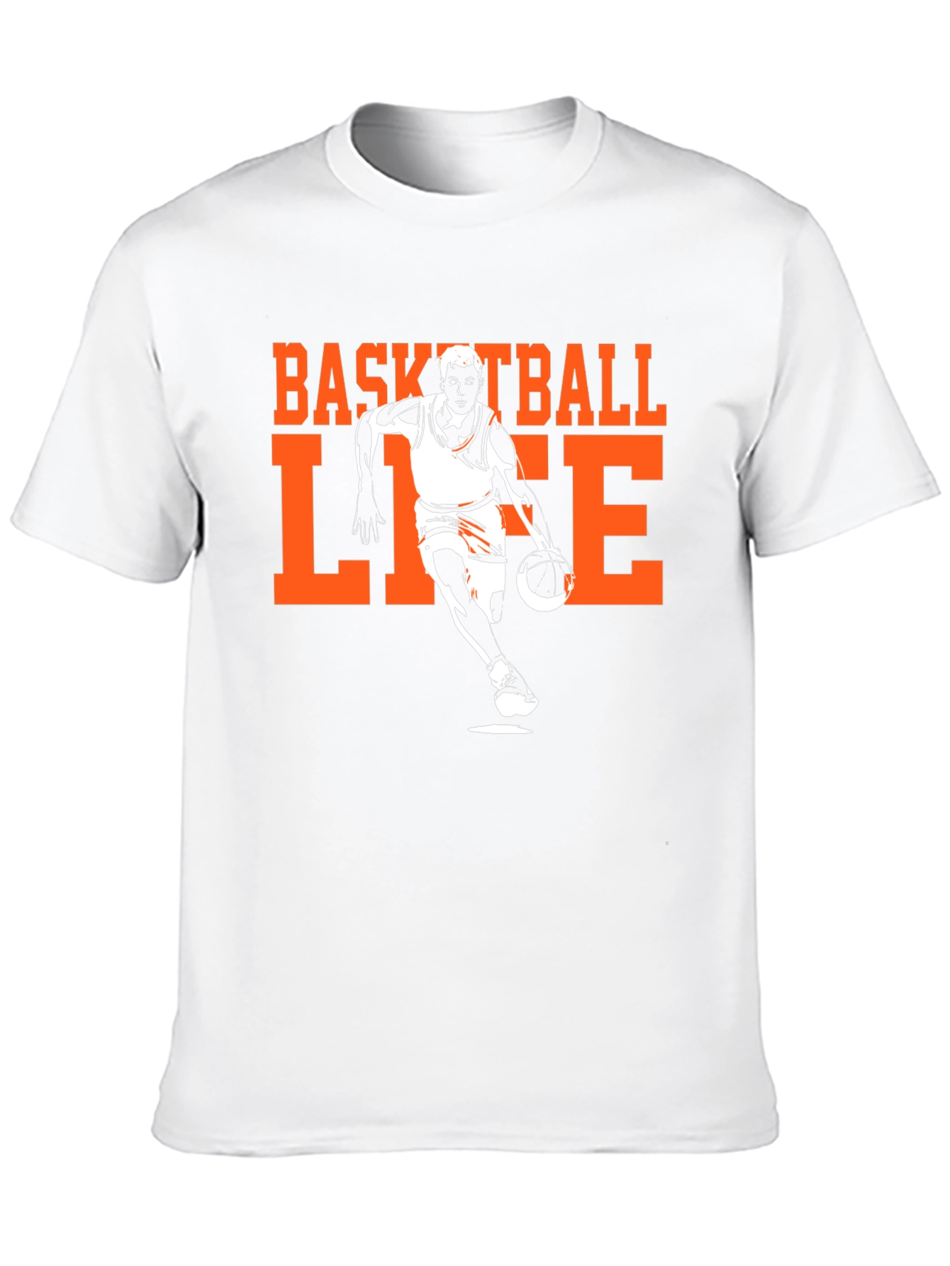 Black Basketball Life Graphic Tee view 10