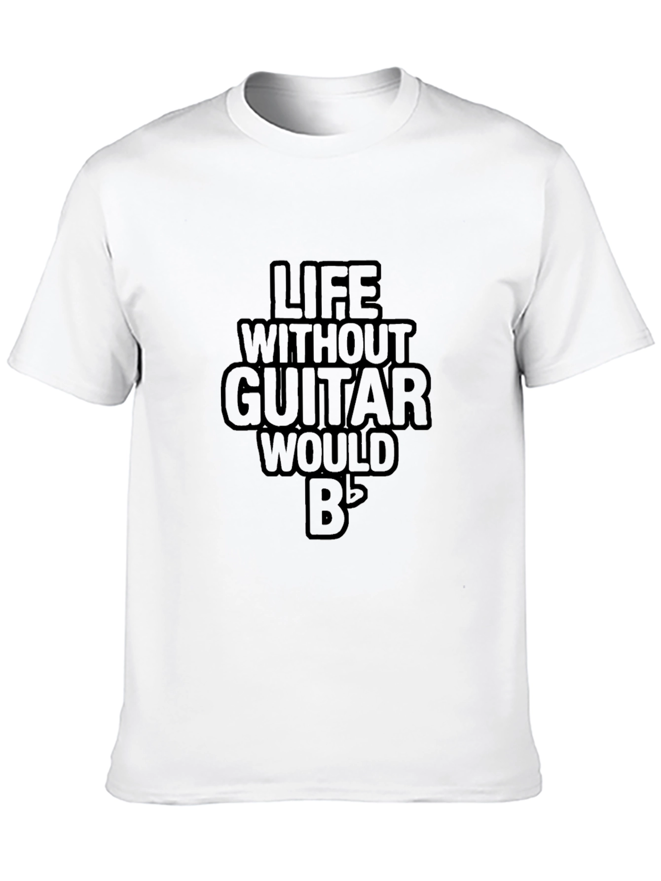 Black Life Without Guitar T-Shirt view 10