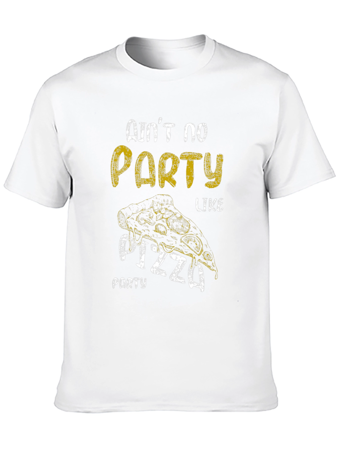 Black Pizza Party T-Shirt view 10