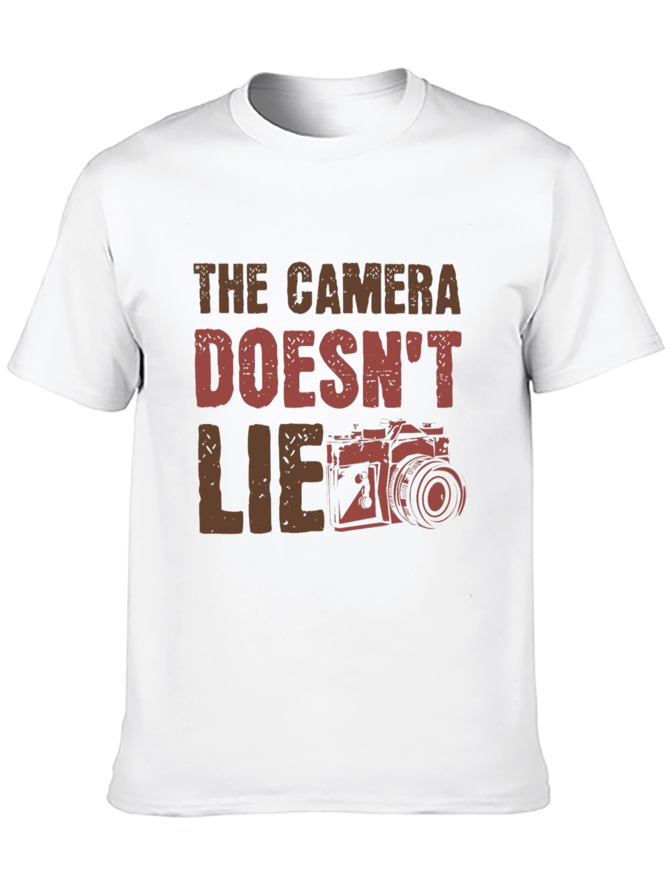 Black The Camera Doesn't Lie Graphic Tee - Black view 10