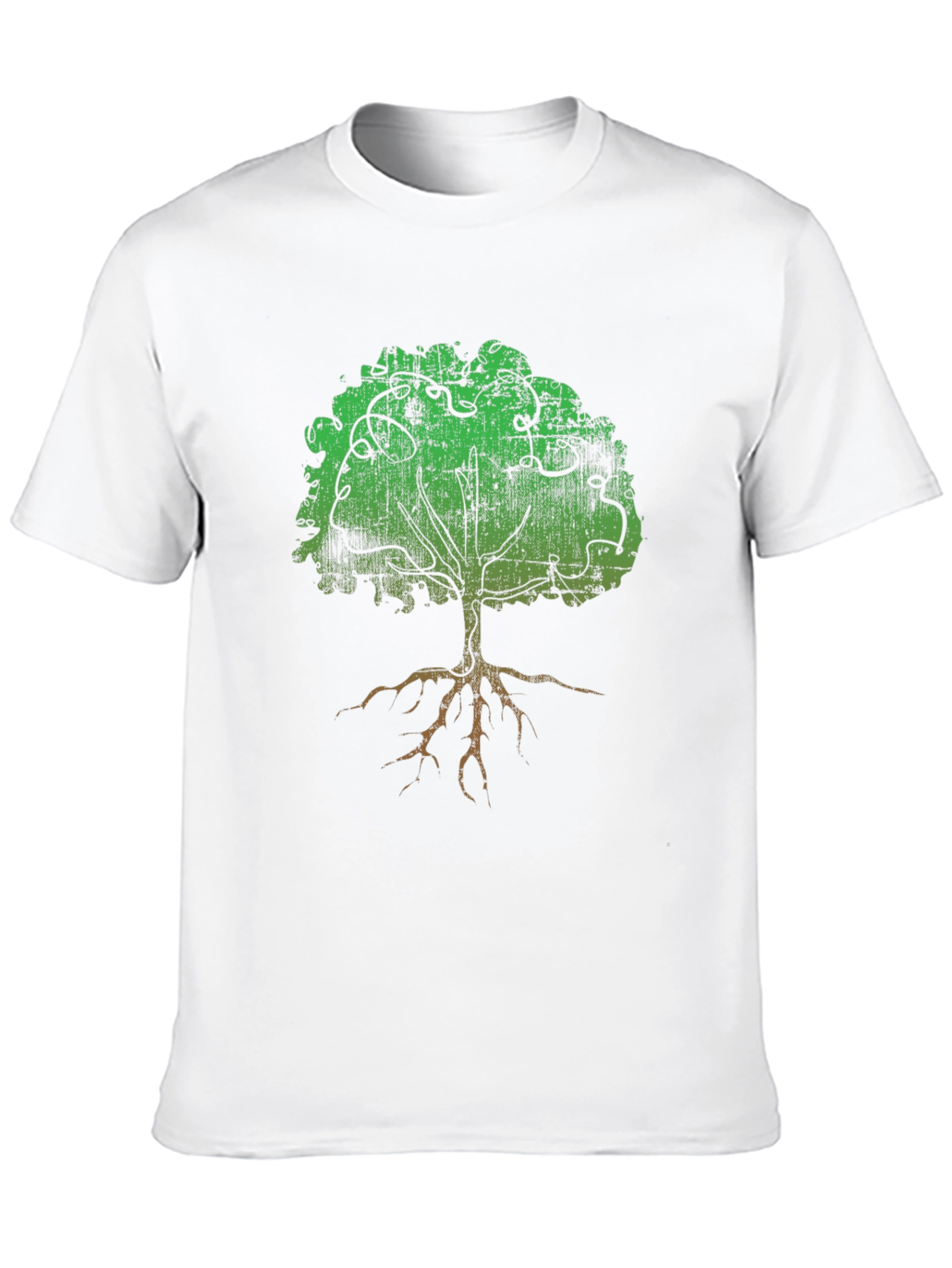 Black Eco Tree Graphic Tee - Black view 10