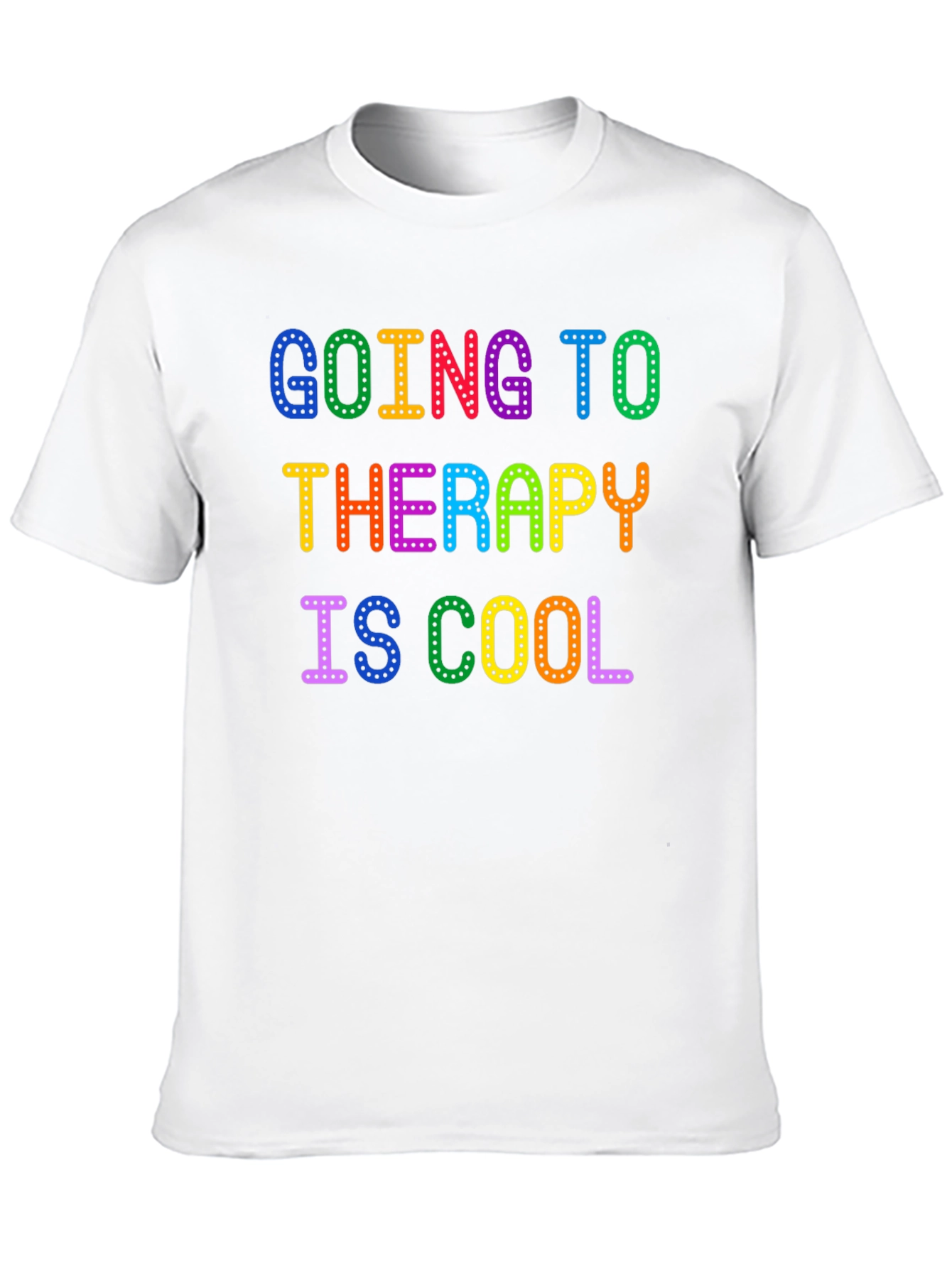 Black Going to Therapy is Cool Graphic T-Shirt view 10