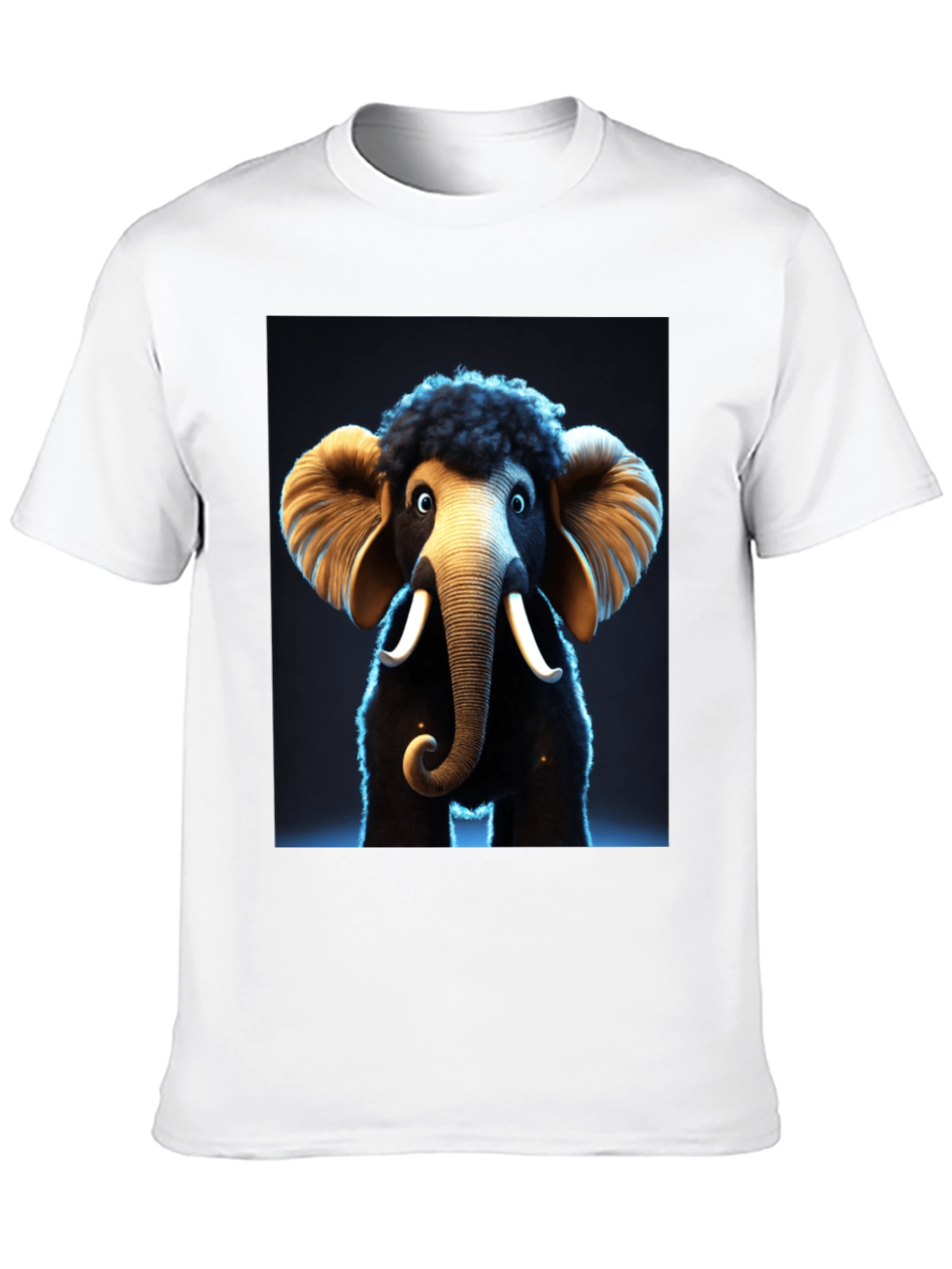 Black Mammoth Graphic Tee - Unique Design, Soft Fabric view 10