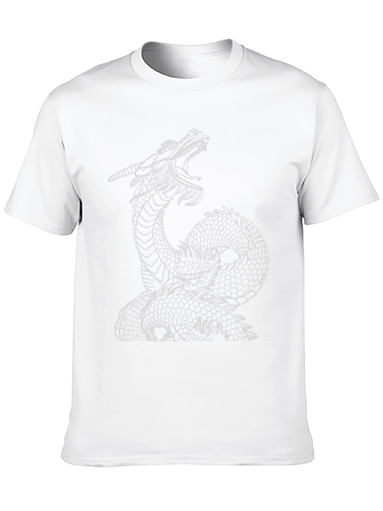 Black Dragon Graphic Black T-Shirt view 10